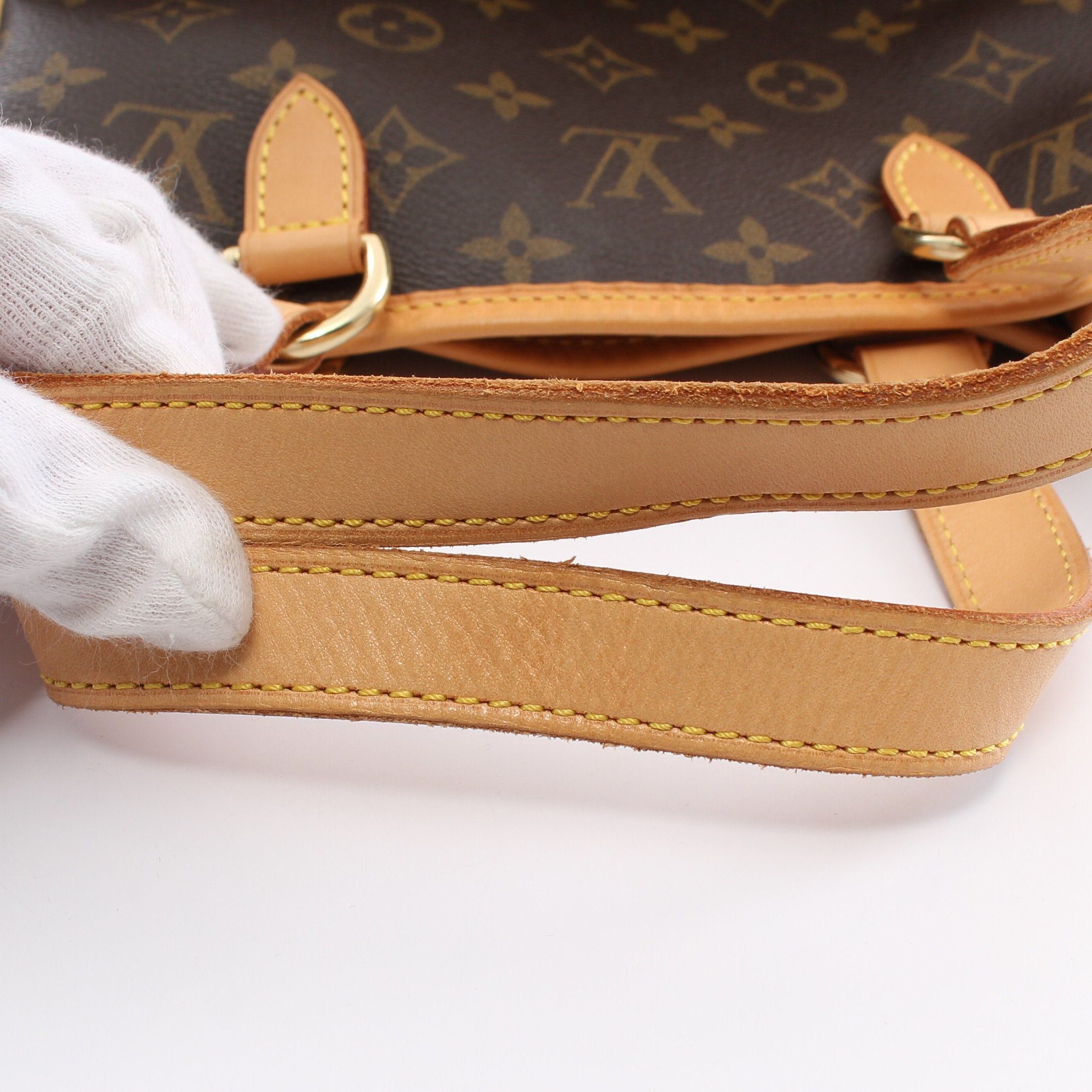Louis Vuitton Louis Vuitton Batignolles Monogram Handbag Leather Brown Size ONE SIZE - 6 Thumbnail