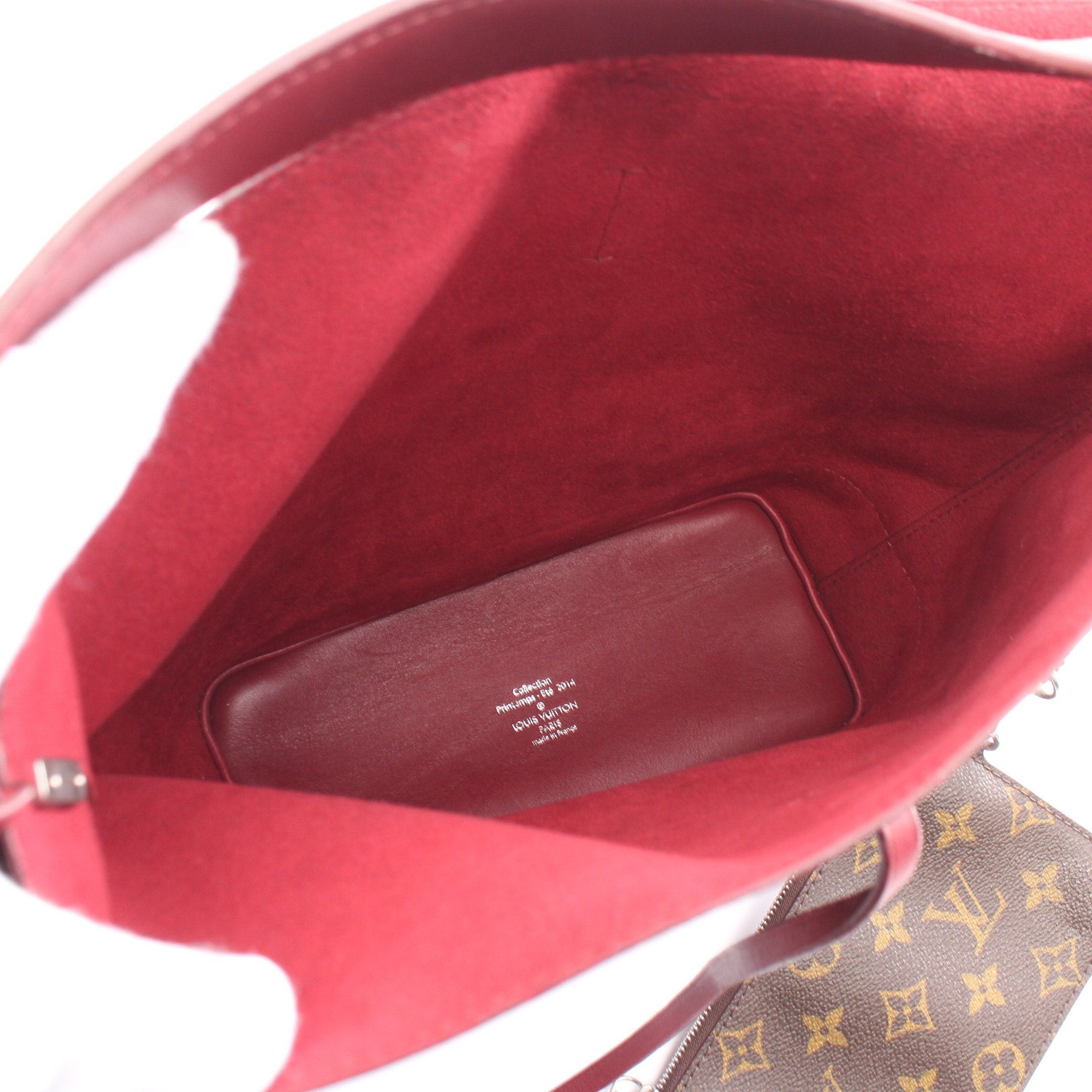 Louis Vuitton Louis Vuitton Idol Nn14Gm Monogram Ruby Handbag Leather Brown Bordeaux Size ONE SIZE - 3 Thumbnail