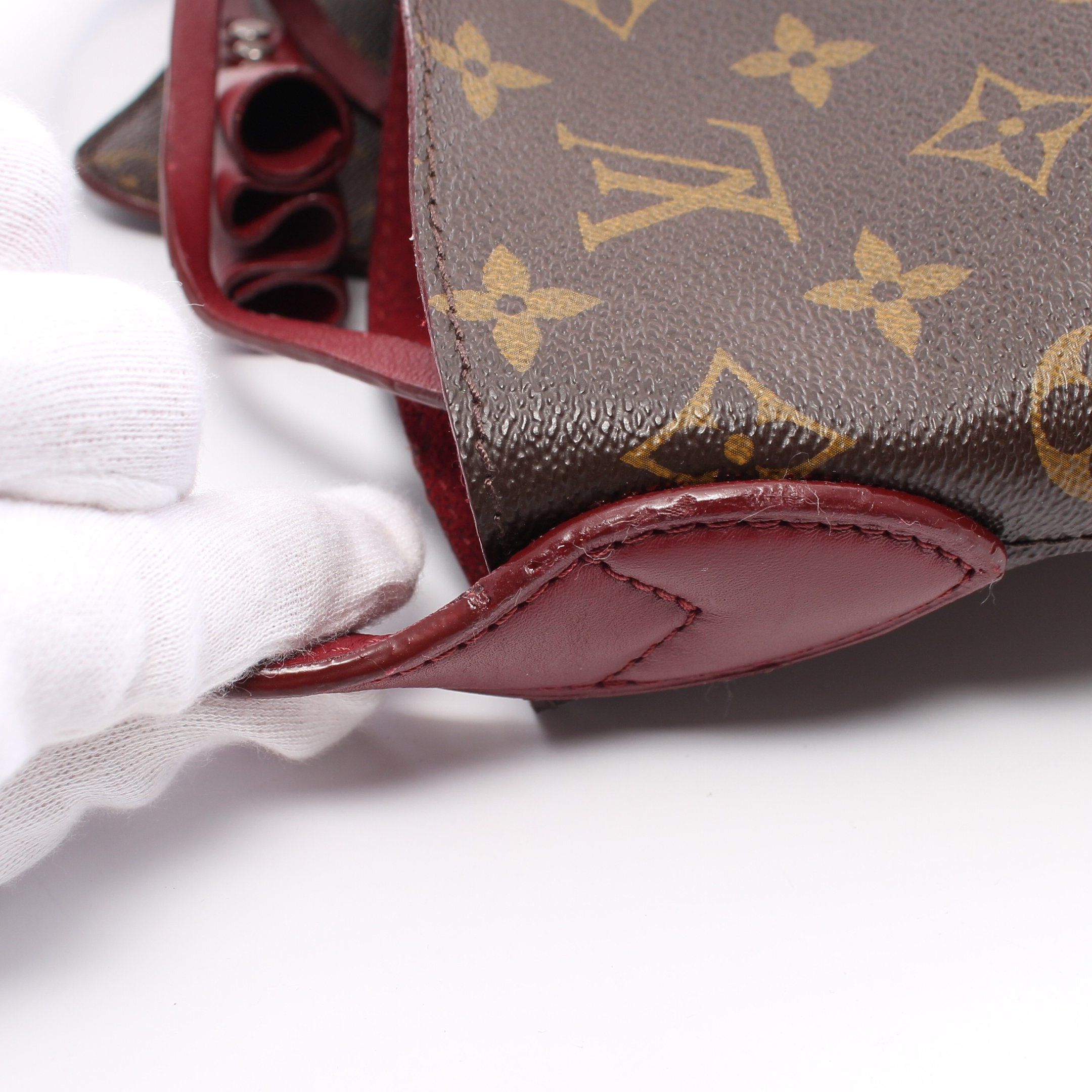 Louis Vuitton Louis Vuitton Idol Nn14Gm Monogram Ruby Handbag Leather Brown Bordeaux Size ONE SIZE - 6 Thumbnail