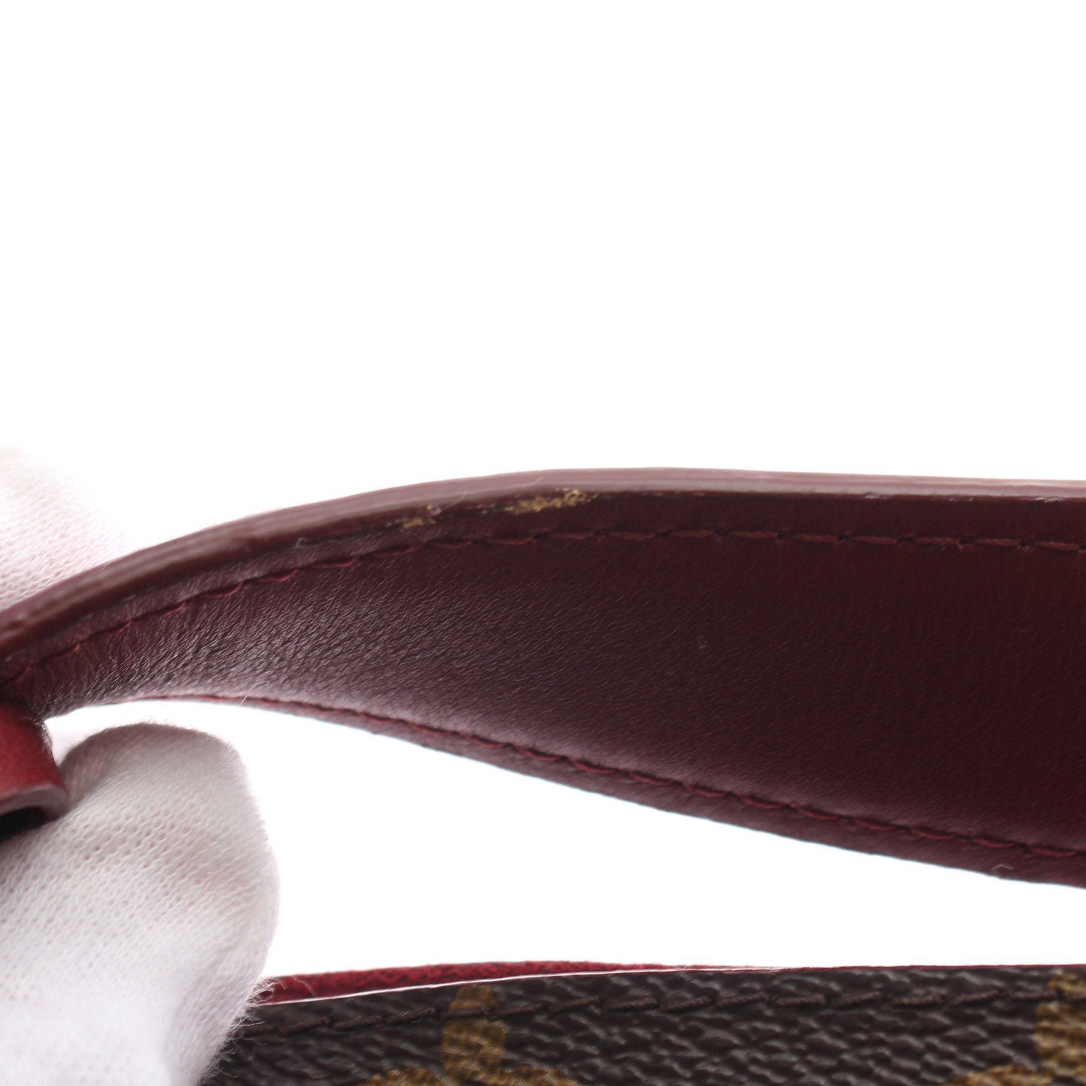 Louis Vuitton Louis Vuitton Idol Nn14Gm Monogram Ruby Handbag Leather Brown Bordeaux Size ONE SIZE - 7 Thumbnail