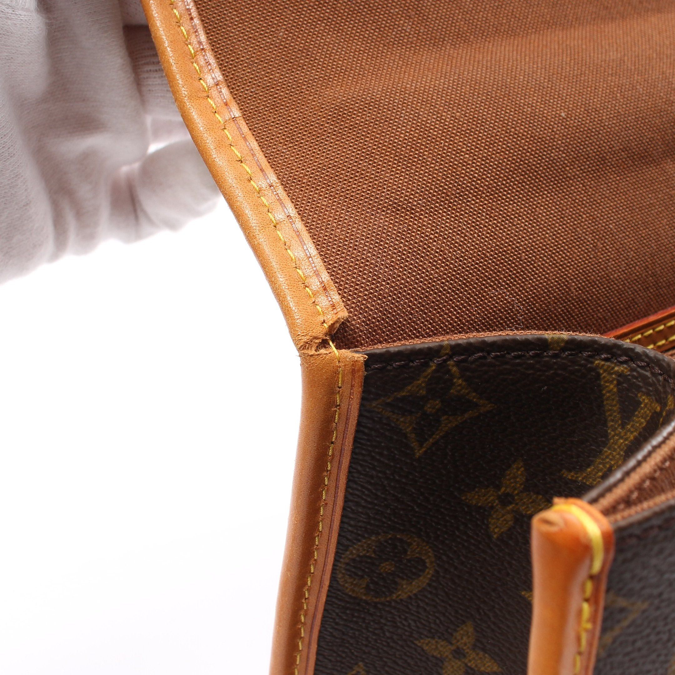 Louis Vuitton Louis Vuitton Bel Air Monogram Handbag Leather Brown Size ONE SIZE - 6 Thumbnail
