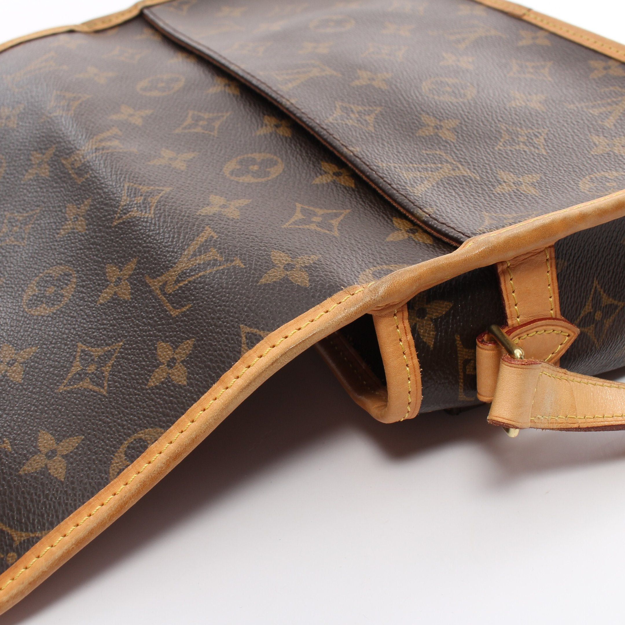 Louis Vuitton Louis Vuitton Sologne Monogram Shoulder Bag Leather Brown Size ONE SIZE - 9 Thumbnail