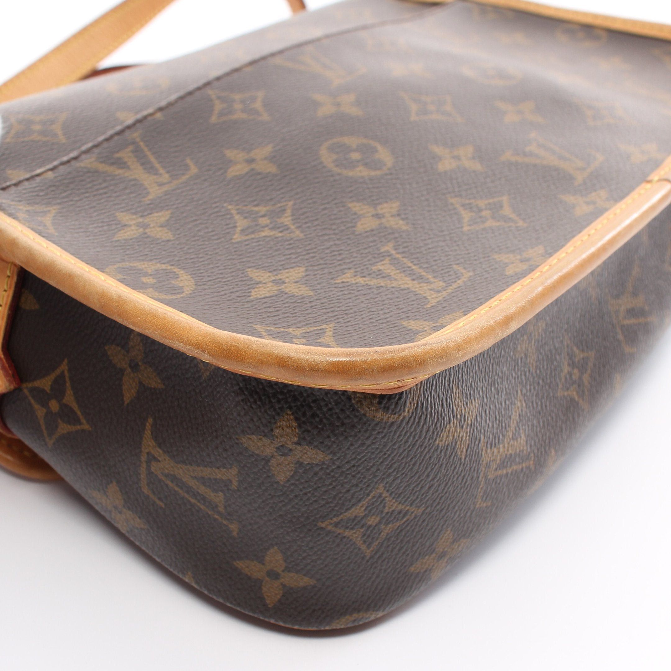 Louis Vuitton Louis Vuitton Sologne Monogram Shoulder Bag Leather Brown Size ONE SIZE - 5 Thumbnail