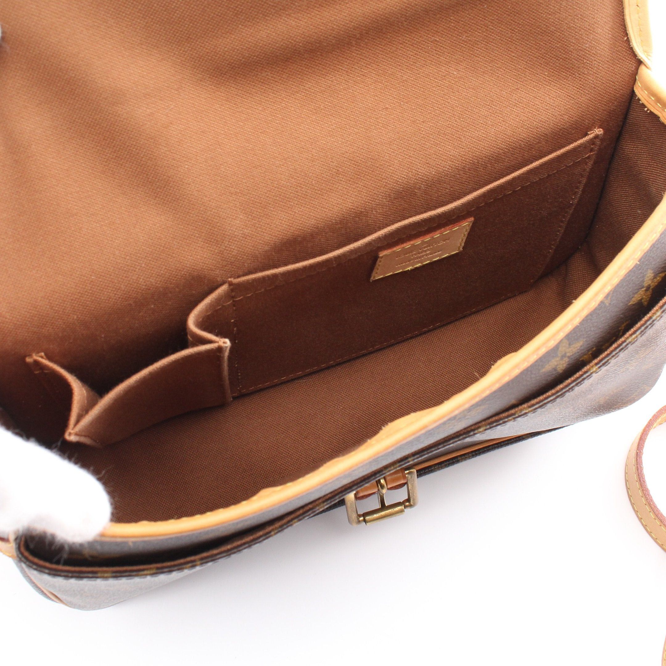 Louis Vuitton Louis Vuitton Sologne Monogram Shoulder Bag Leather Brown Size ONE SIZE - 3 Thumbnail