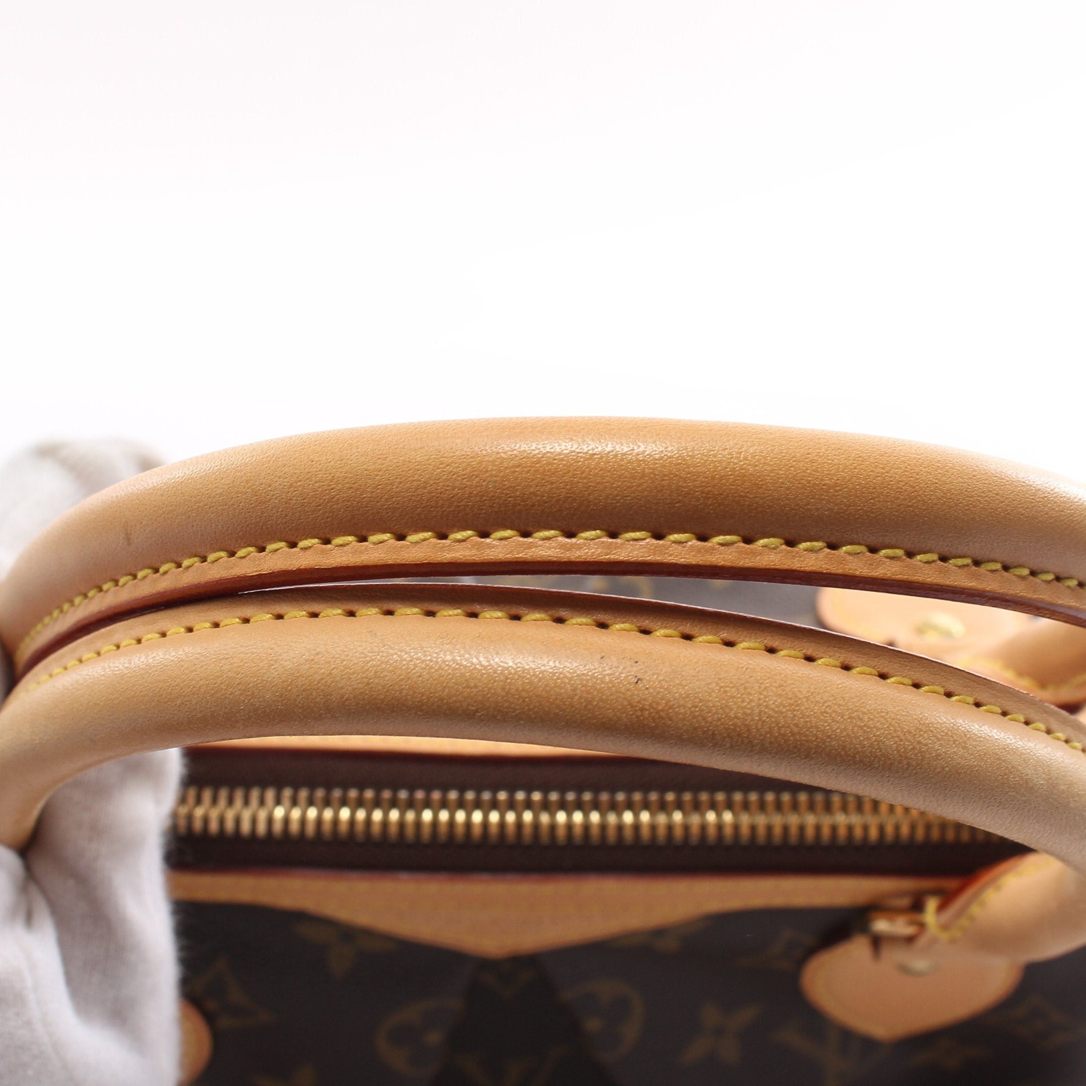 Louis Vuitton Louis Vuitton Tivoli Pm Monogram Handbag Leather Brown Size ONE SIZE - 9 Thumbnail