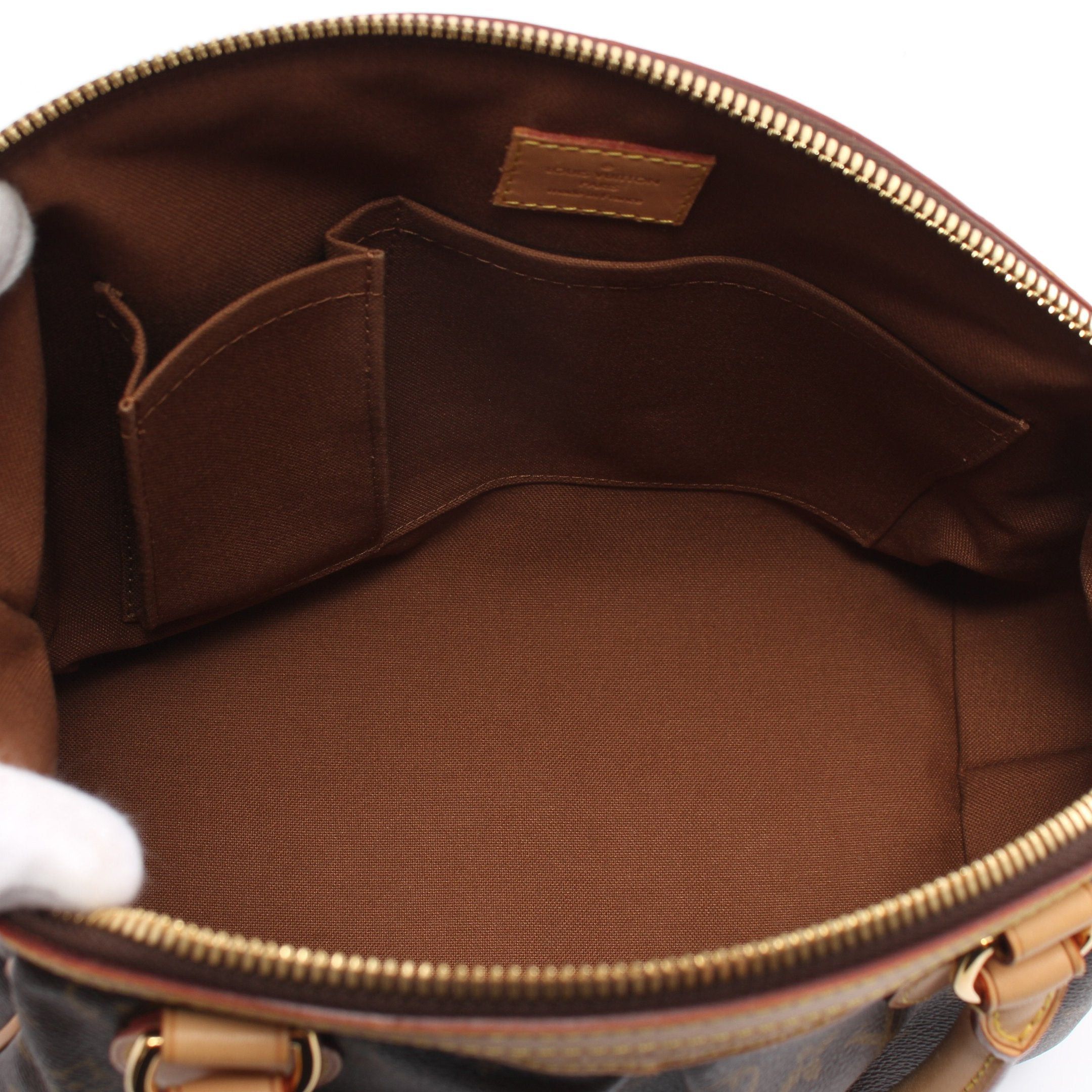 Louis Vuitton Louis Vuitton Tivoli Pm Monogram Handbag Leather Brown Size ONE SIZE - 3 Thumbnail