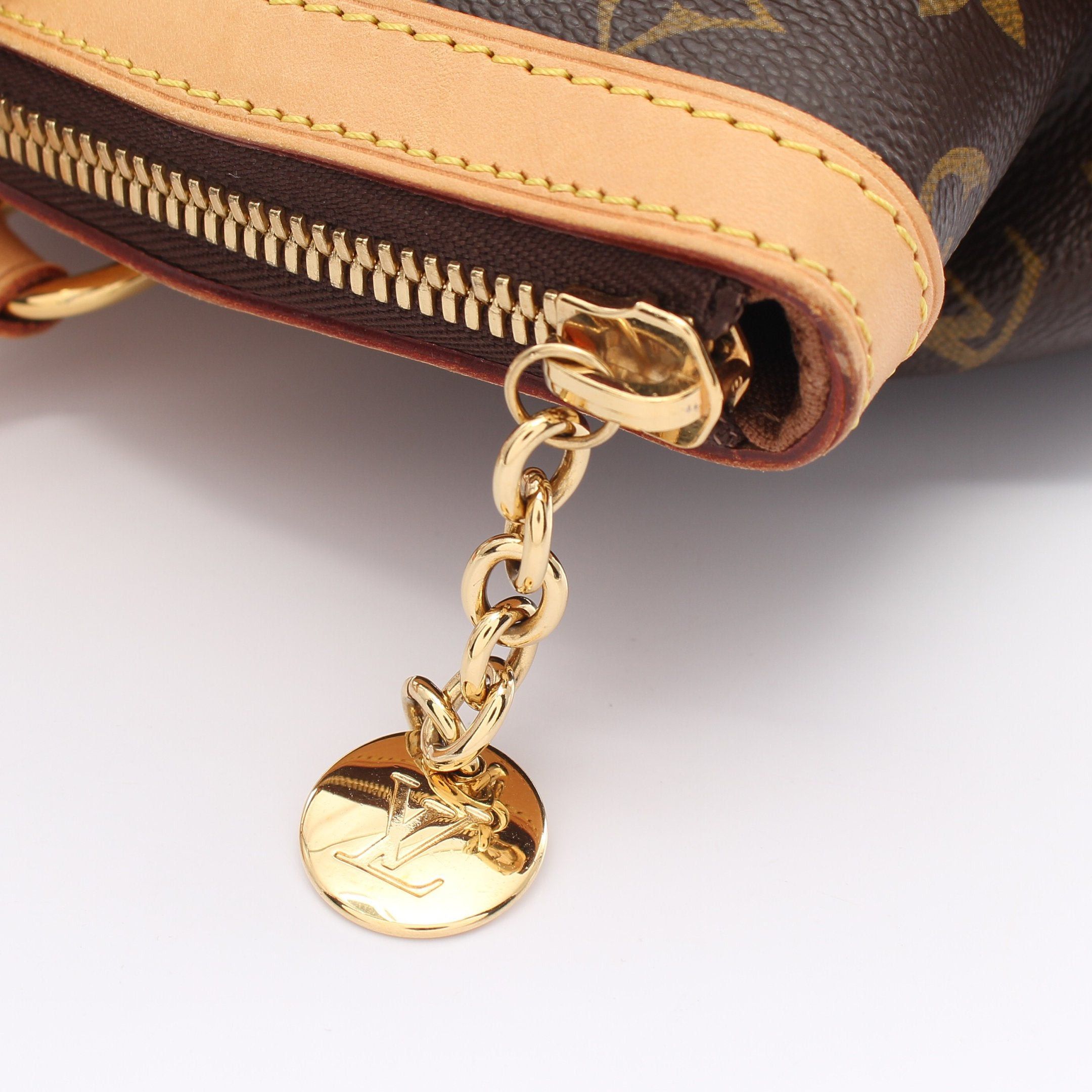 Louis Vuitton Louis Vuitton Tivoli Pm Monogram Handbag Leather Brown Size ONE SIZE - 5 Thumbnail