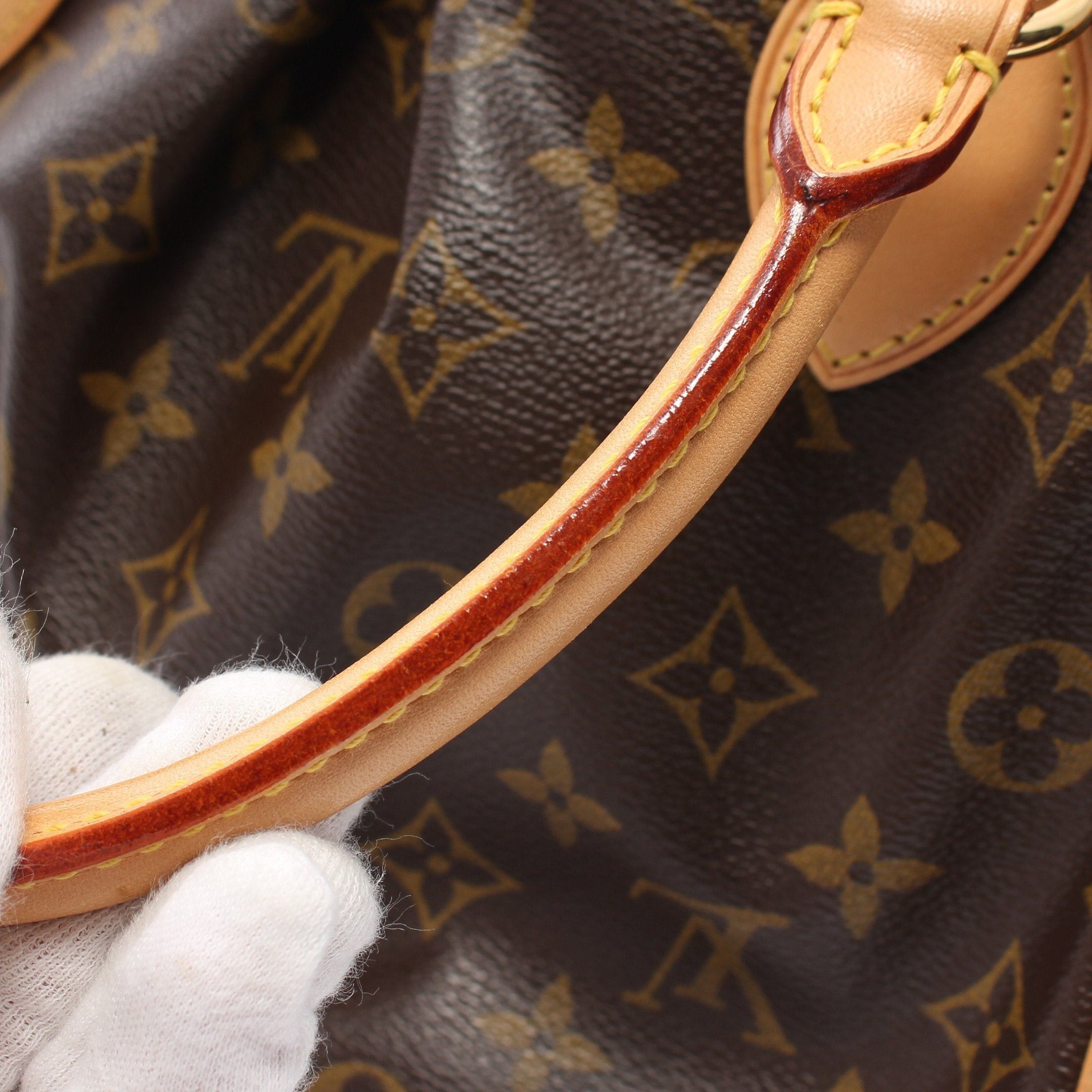 Louis Vuitton Louis Vuitton Tivoli Pm Monogram Handbag Leather Brown Size ONE SIZE - 7 Thumbnail