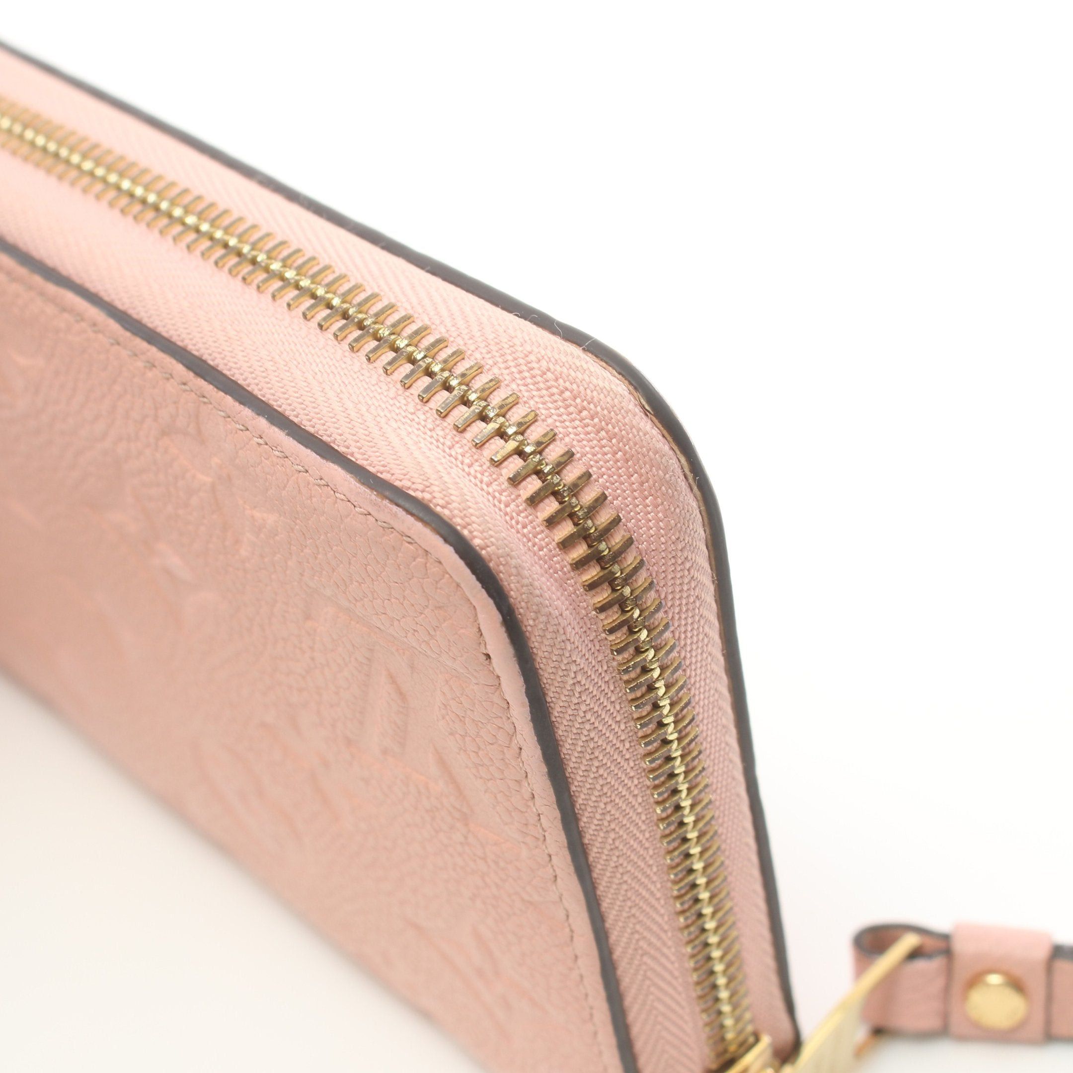 Louis Vuitton Louis Vuitton Zippy Wallet Monogram Amplant Rose Poodle Round Zipper Long Leather Light Pink Size ONE SIZE - 8 Thumbnail