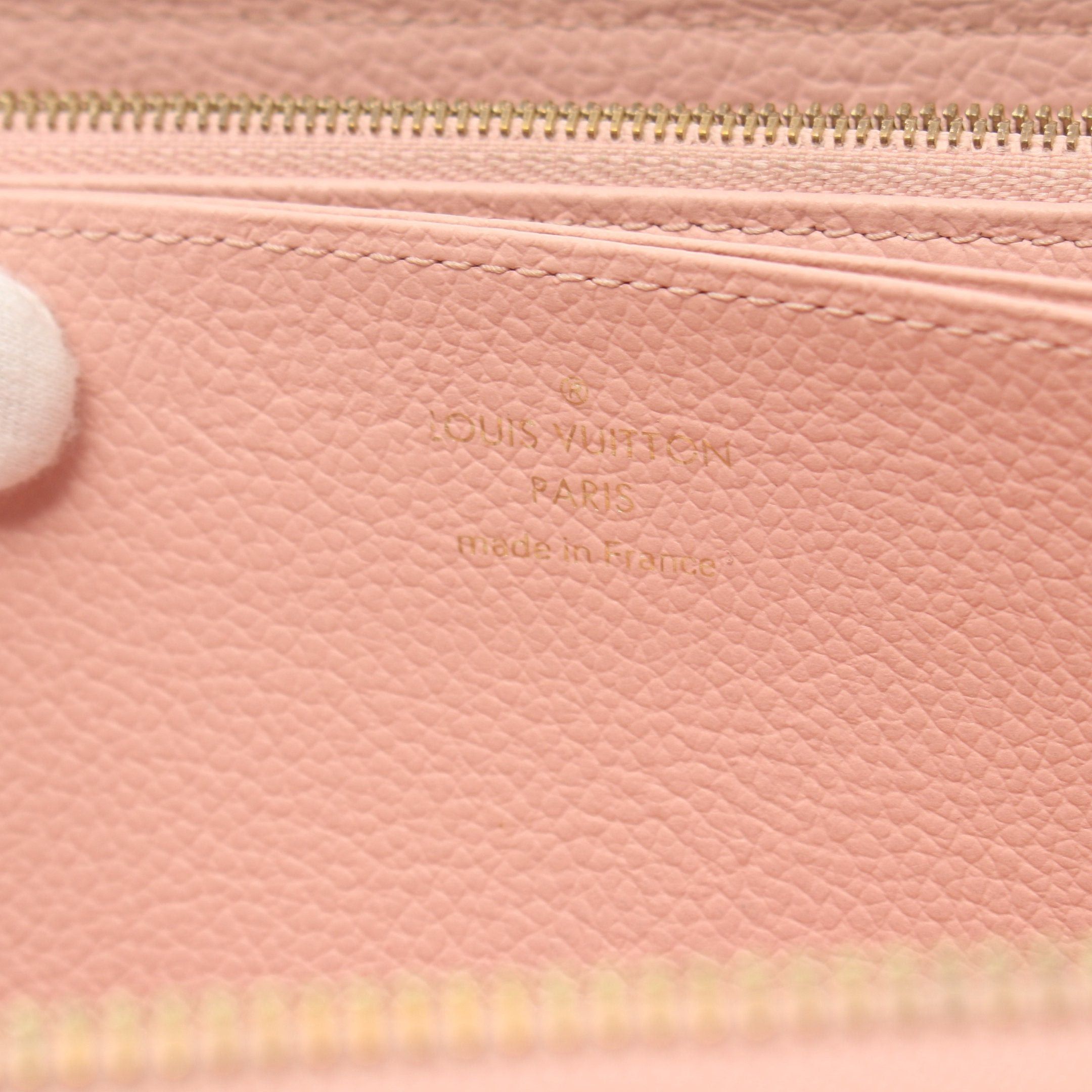 Louis Vuitton Louis Vuitton Zippy Wallet Monogram Amplant Rose Poodle Round Zipper Long Leather Light Pink Size ONE SIZE - 4 Thumbnail