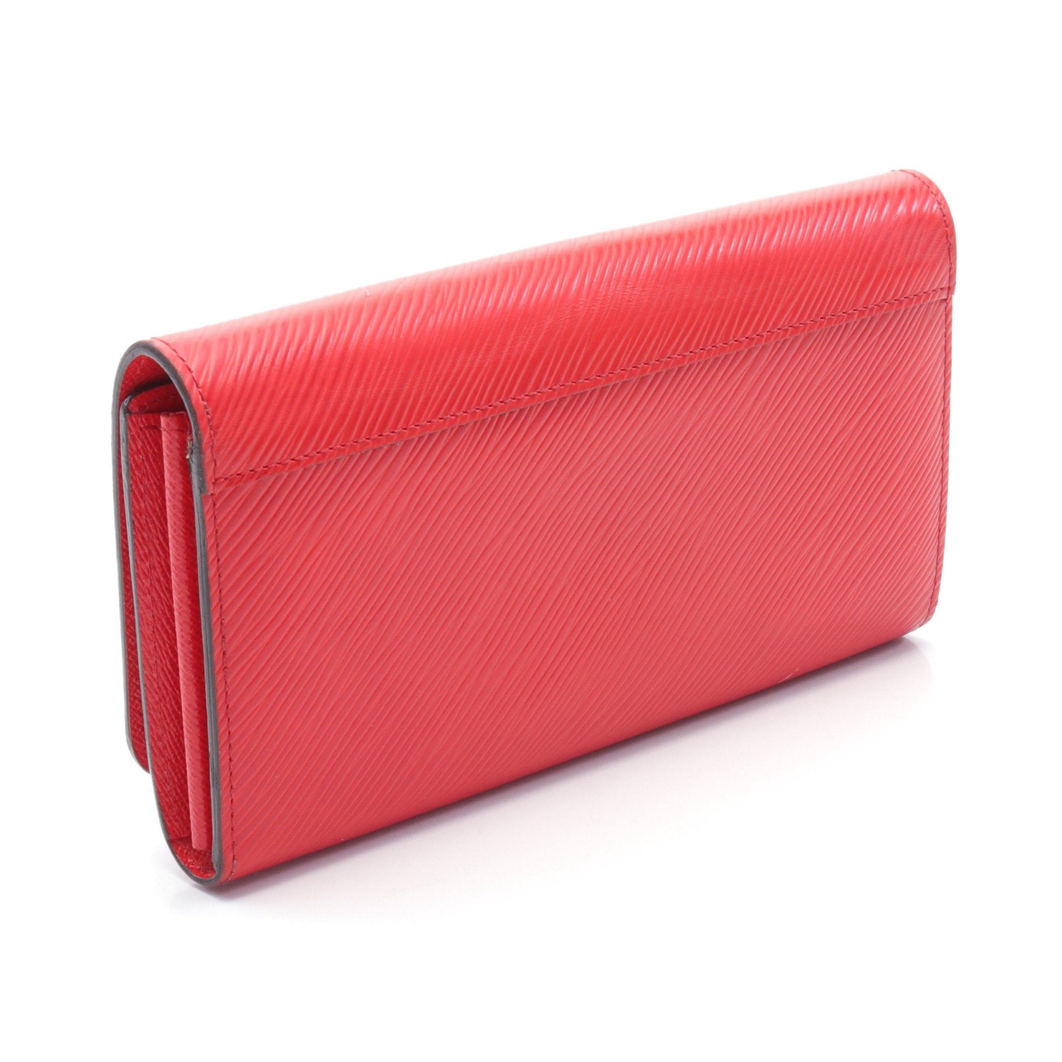 Louis Vuitton Louis Vuitton Portefeuil Twist Epi Coquelicot Bi-Fold Long Wallet Leather Red Size ONE SIZE - 2 Thumbnail
