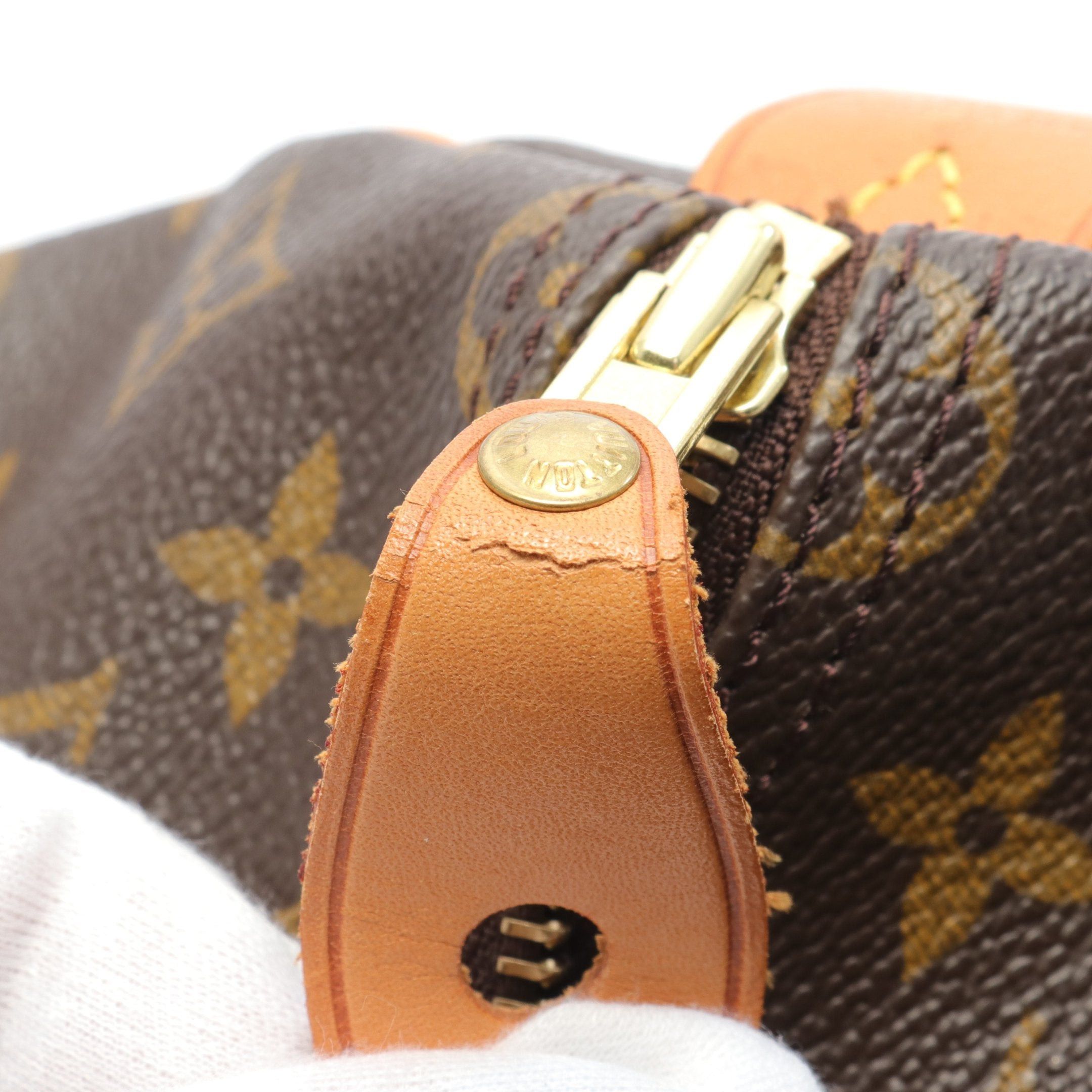 Louis Vuitton Louis Vuitton Speedy 35 Monogram Handbag Leather Brown Size ONE SIZE - 6 Thumbnail