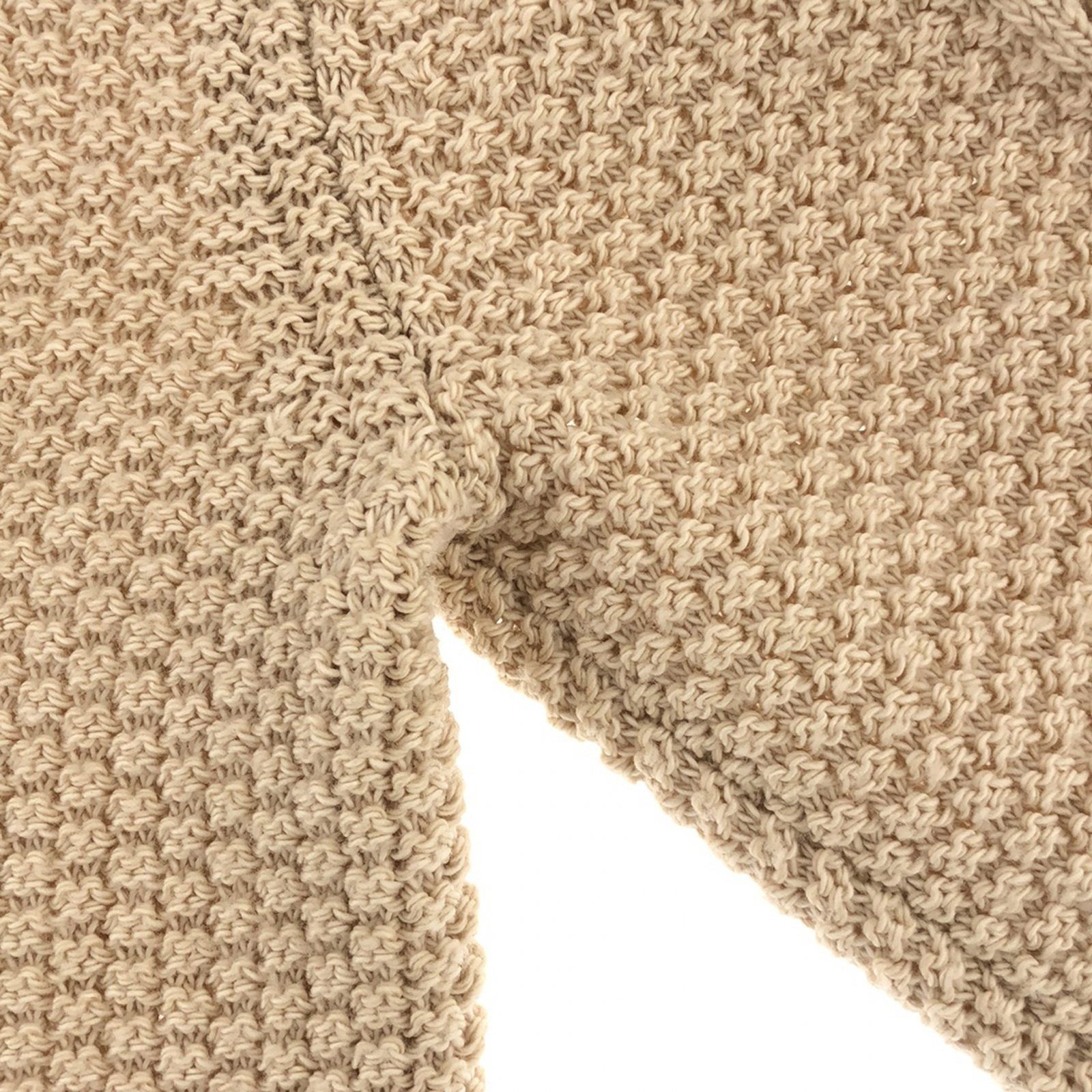 Chanel Chanel Cardigan Wool Beige Size ONE SIZE - 7 Thumbnail