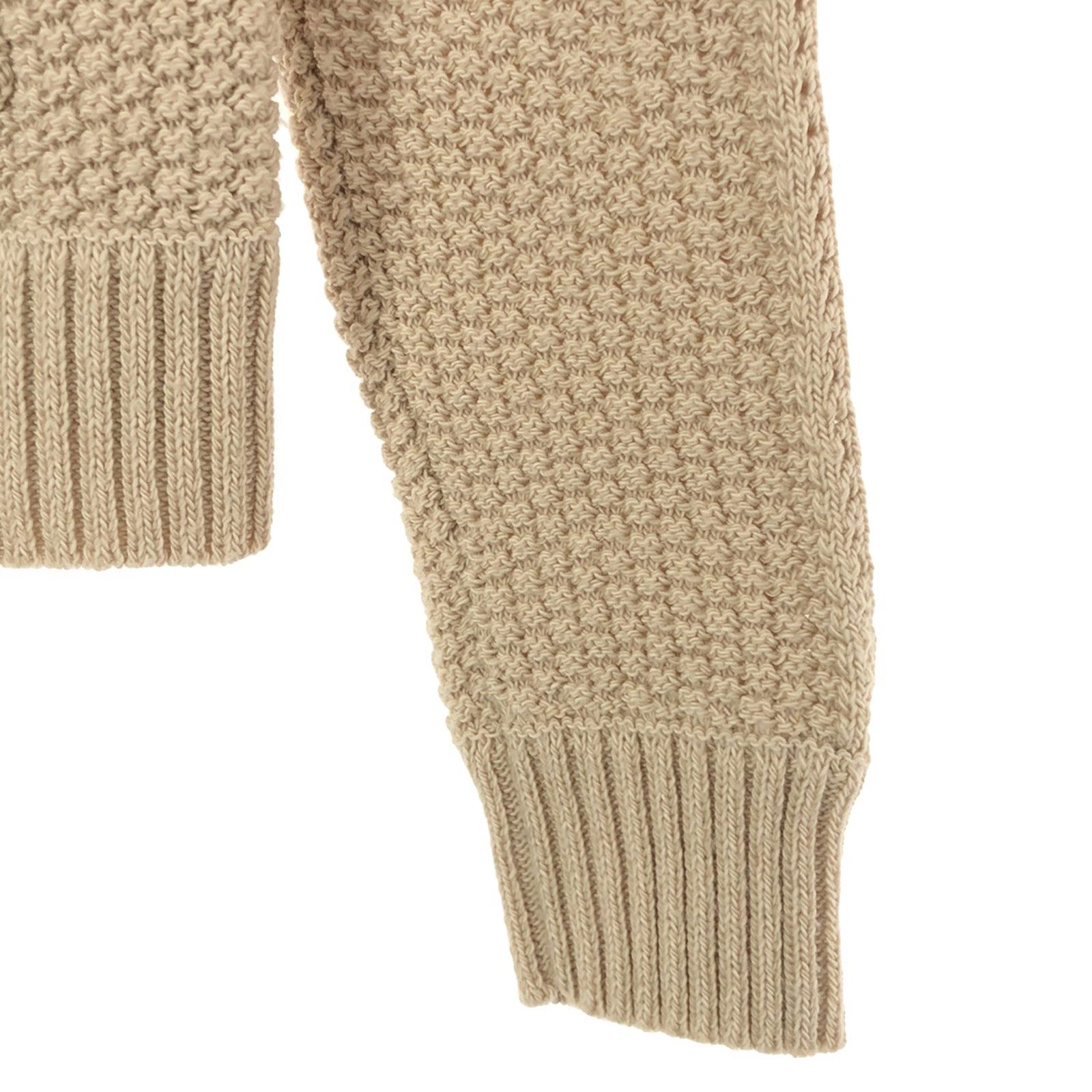 Chanel Chanel Cardigan Wool Beige Size ONE SIZE - 4 Thumbnail
