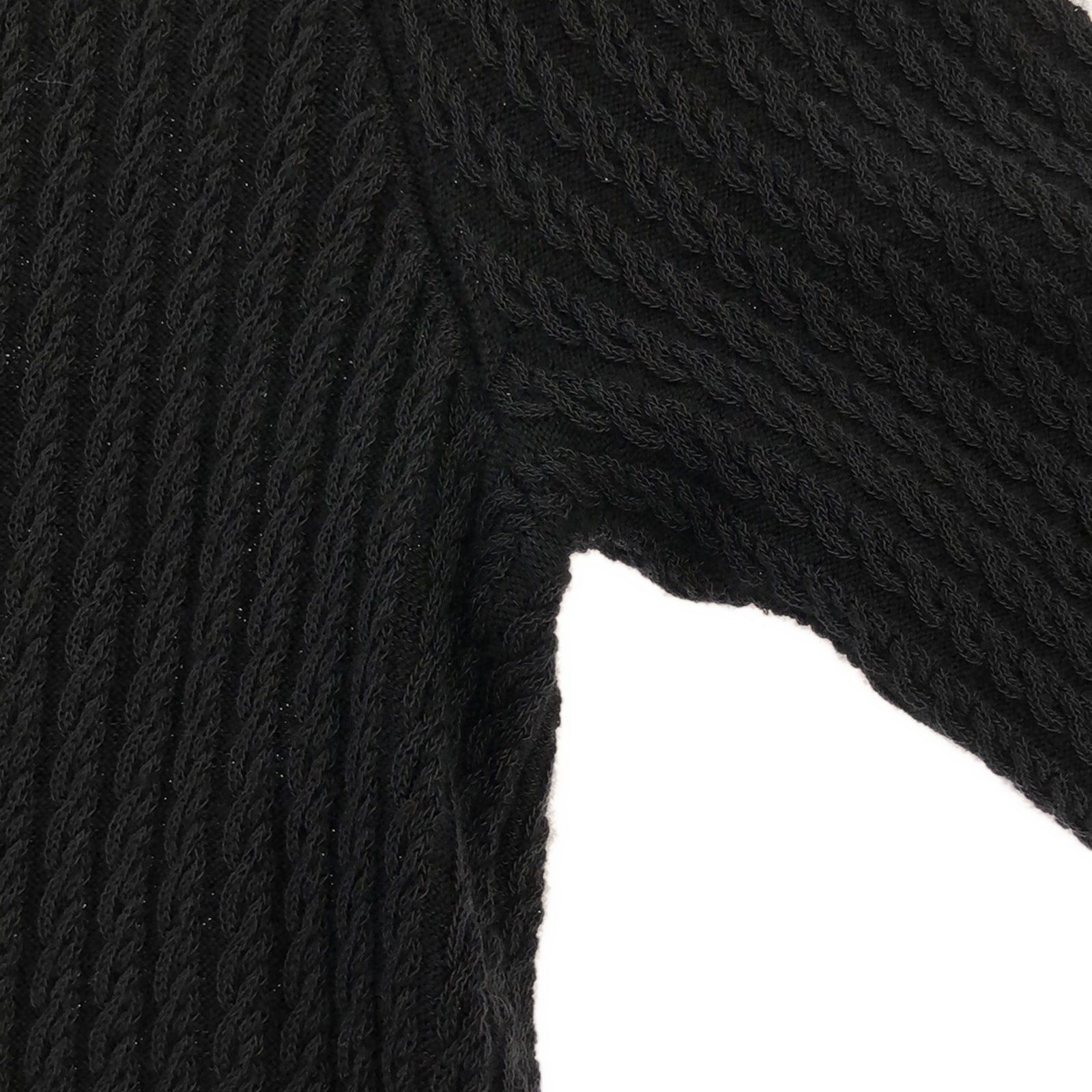 Chanel Chanel Knit Dress One Piece Cotton Black Size ONE SIZE - 8 Thumbnail