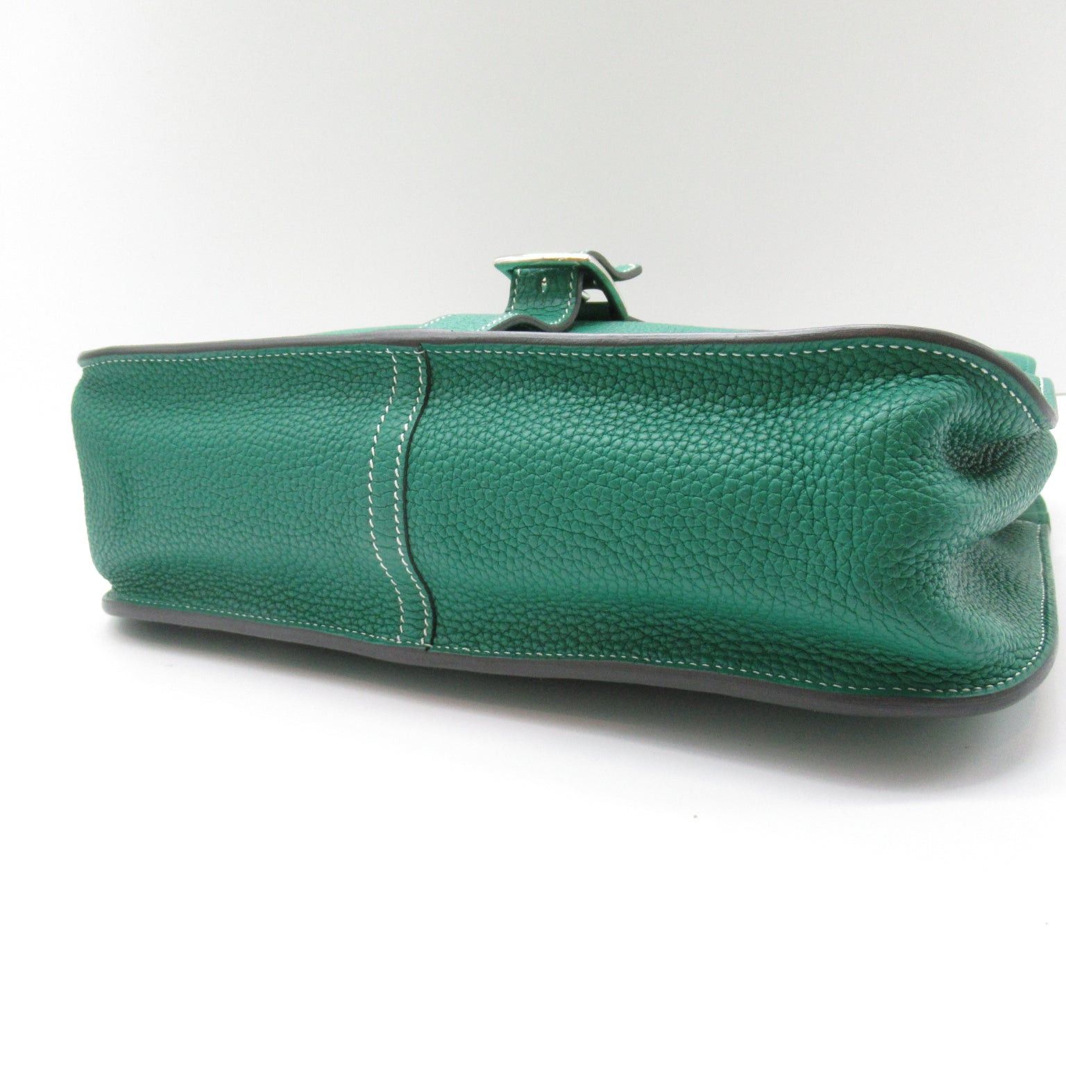 Hermes Hermes Arzan 31 Shoulder Bag Leather Clemence Green Silver Hardware A Stamp Size ONE SIZE - 4 Thumbnail