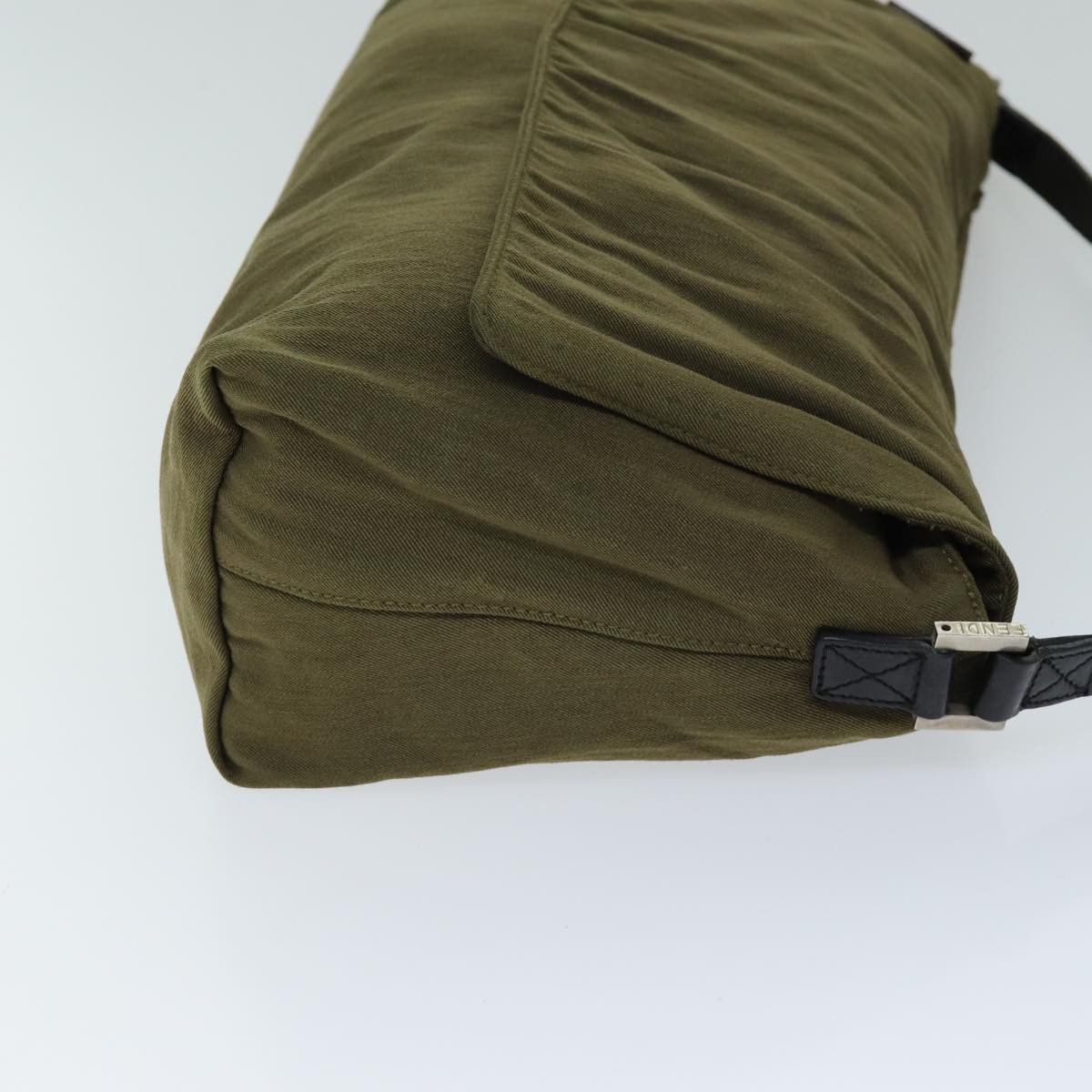 Fendi Khaki Canvas Shoulder Bag (Pre-Owned) Size ONE SIZE - 9 Thumbnail