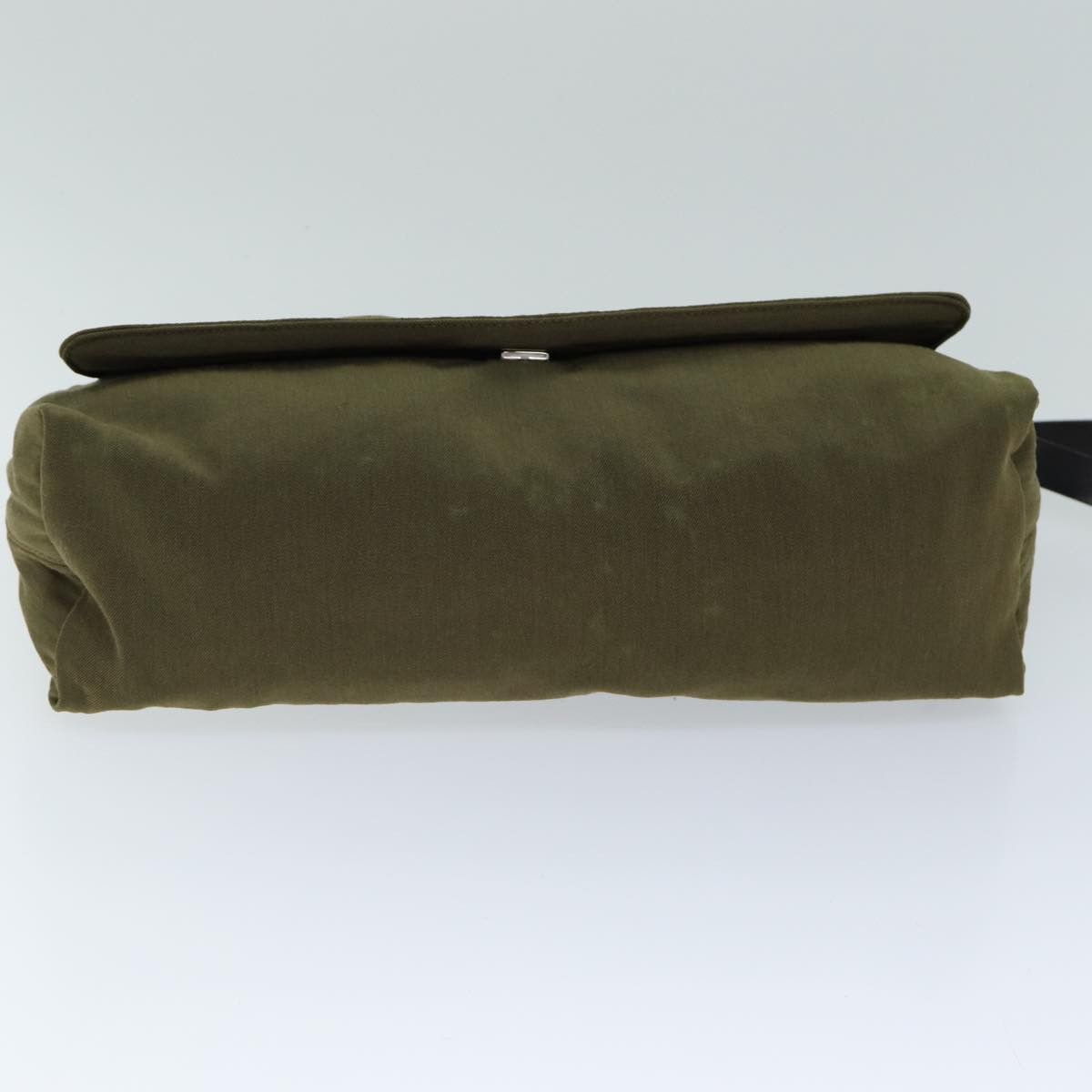 Fendi Khaki Canvas Shoulder Bag (Pre-Owned) Size ONE SIZE - 3 Thumbnail