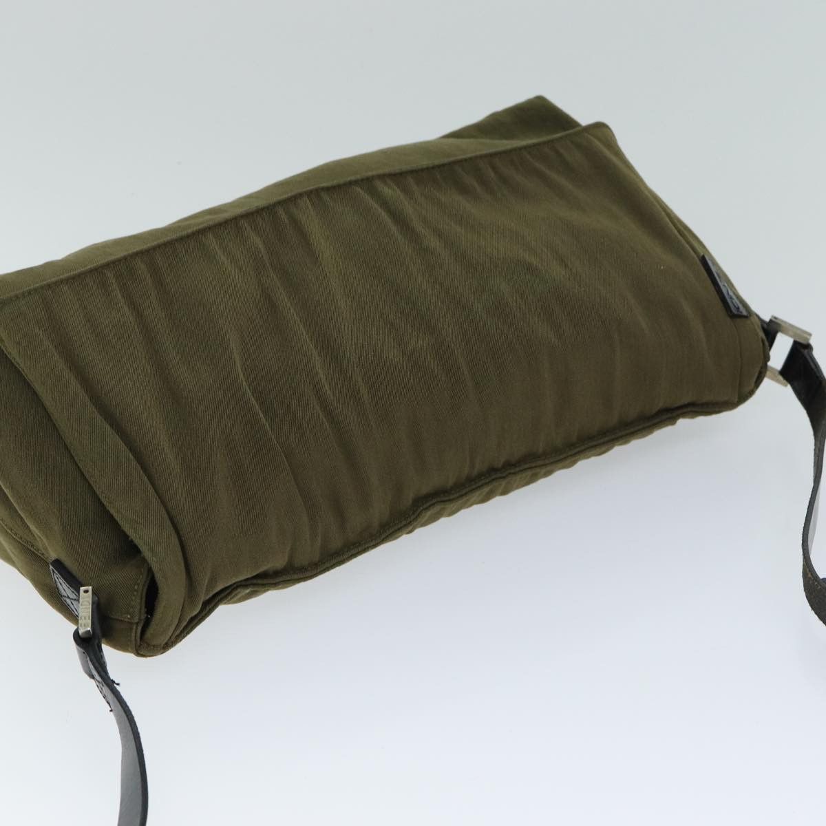 Fendi Khaki Canvas Shoulder Bag (Pre-Owned) Size ONE SIZE - 11 Thumbnail