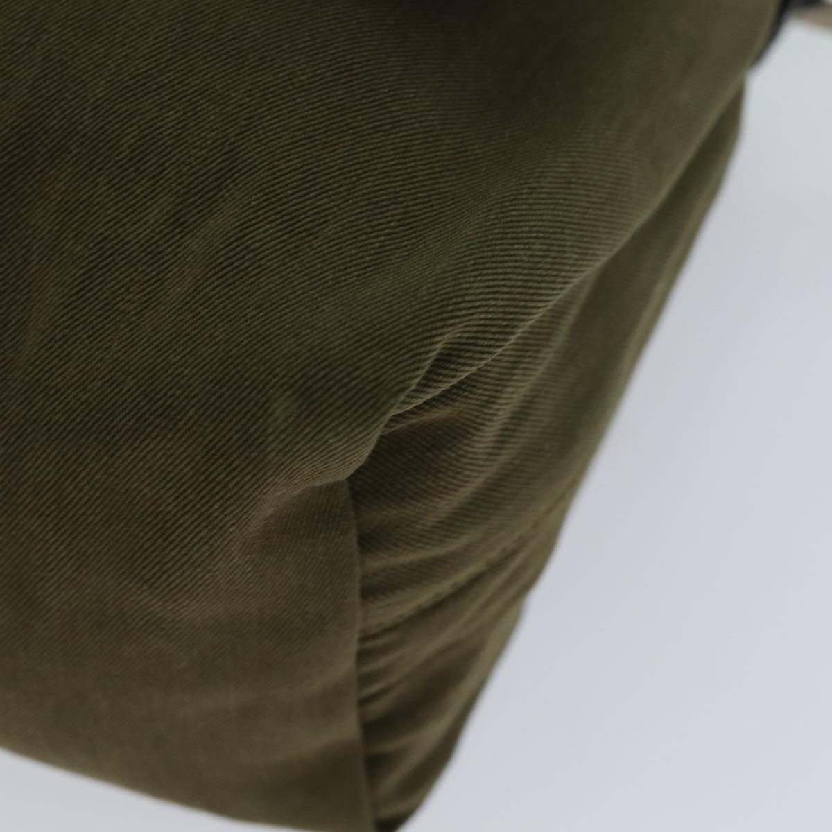 Fendi Khaki Canvas Shoulder Bag (Pre-Owned) Size ONE SIZE - 13 Thumbnail