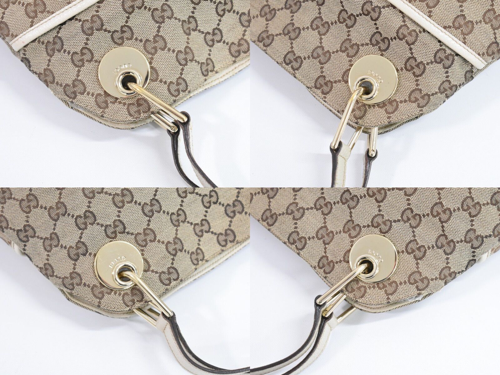 Gucci Gg Canvas Beige Canvas Tote Bag (Pre-Owned) Size ONE SIZE - 9 Thumbnail