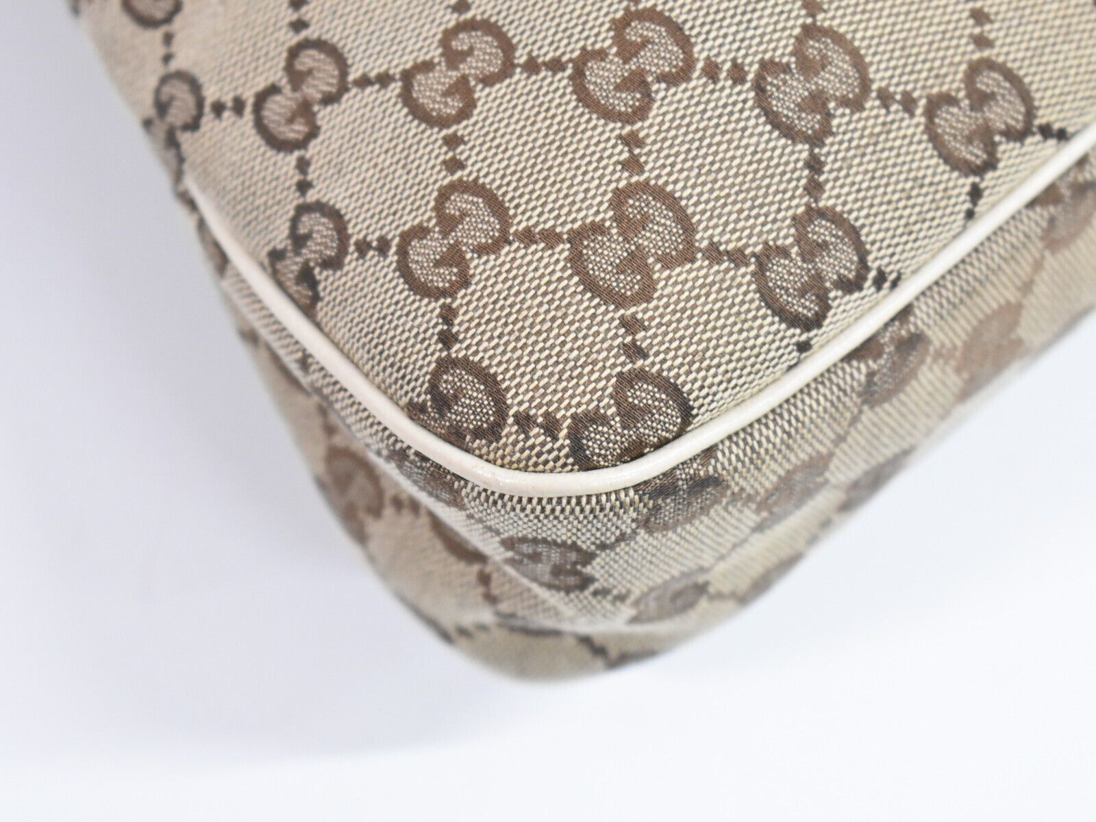 Gucci Gg Canvas Beige Canvas Tote Bag (Pre-Owned) Size ONE SIZE - 8 Thumbnail