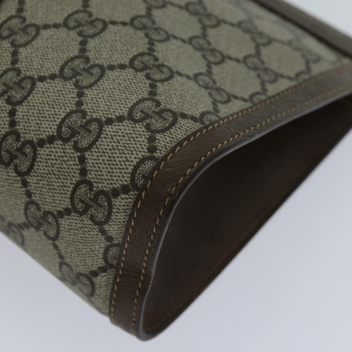 Gucci Ophidia Brown Canvas Clutch Bag (Pre-Owned) Size ONE SIZE - 7 Thumbnail