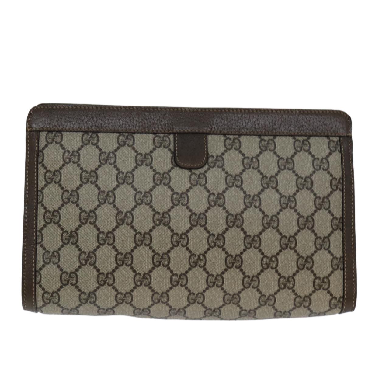 Gucci Ophidia Brown Canvas Clutch Bag (Pre-Owned) Size ONE SIZE - 2 Thumbnail