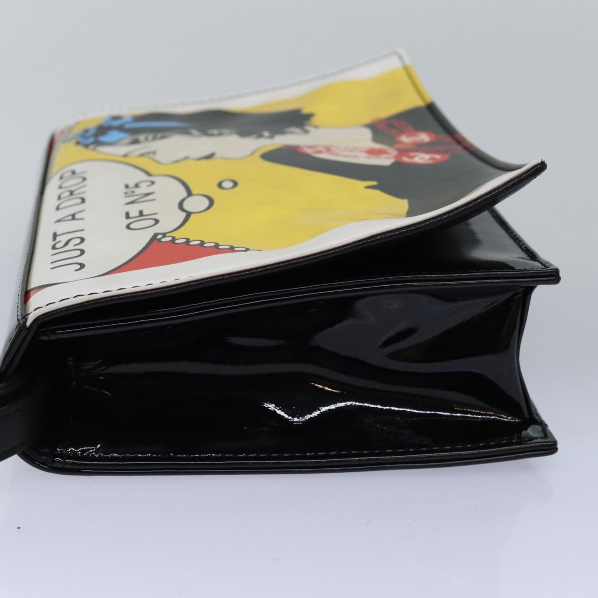 Chanel - Black Patent Leather Clutch Bag (Pre-Owned) Size ONE SIZE - 8 Thumbnail