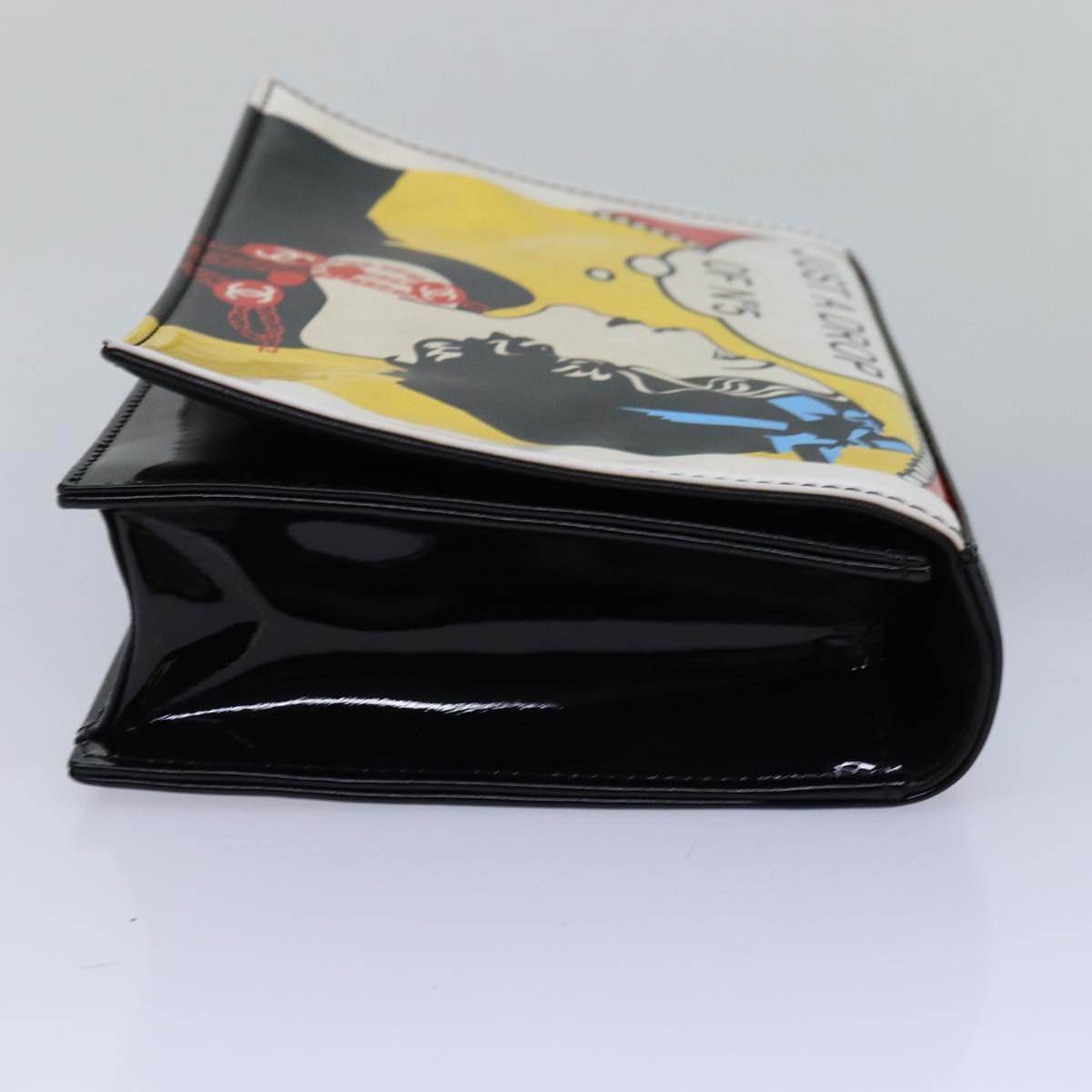 Chanel - Black Patent Leather Clutch Bag (Pre-Owned) Size ONE SIZE - 9 Thumbnail