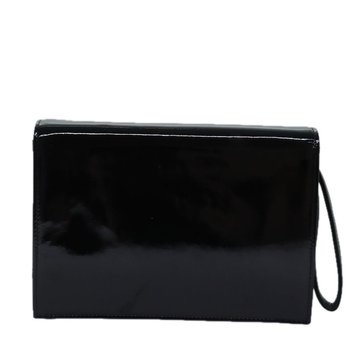 Chanel - Black Patent Leather Clutch Bag (Pre-Owned) Size ONE SIZE - 2 Thumbnail