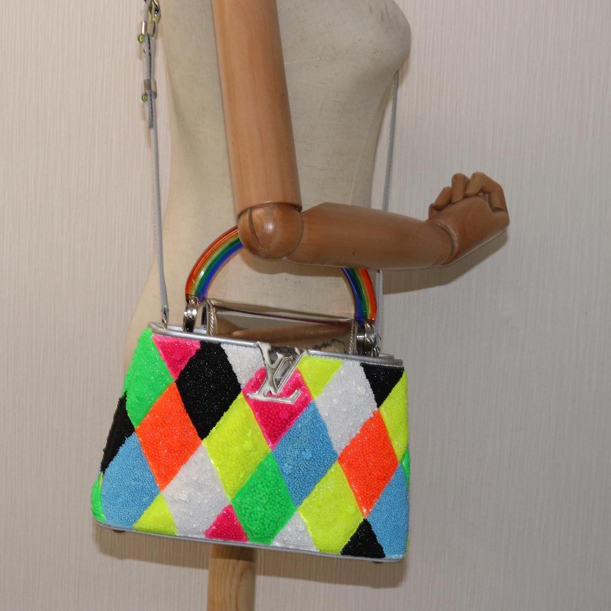 Louis Vuitton Capucines Multicolour Leather Handbag (Pre-Owned) Size ONE SIZE - 7 Thumbnail