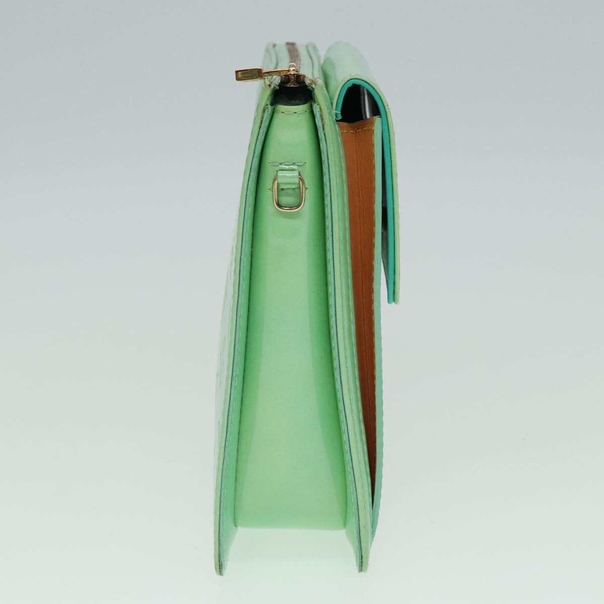 Louis Vuitton Mott Blue Patent Leather Clutch Bag (Pre-Owned) Size ONE SIZE - 12 Thumbnail