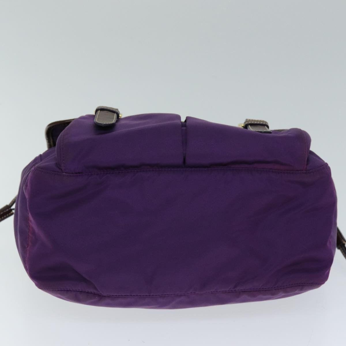 Prada Tessuto Purple Synthetic Shoulder Bag (Pre-Owned) Size ONE SIZE - 3 Thumbnail