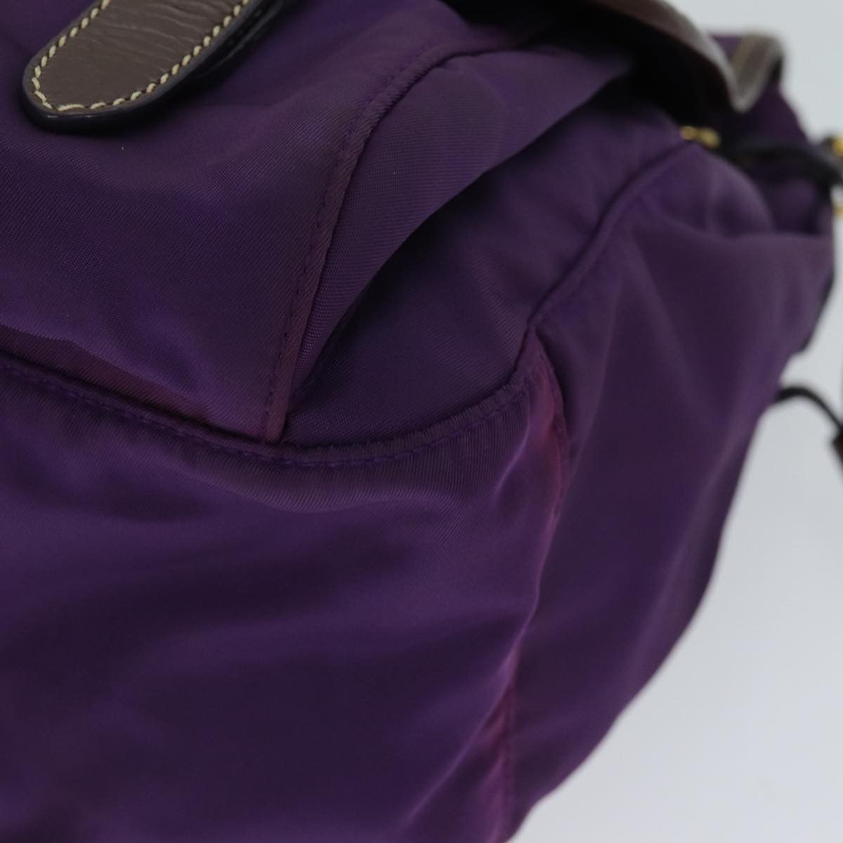 Prada Tessuto Purple Synthetic Shoulder Bag (Pre-Owned) Size ONE SIZE - 13 Thumbnail