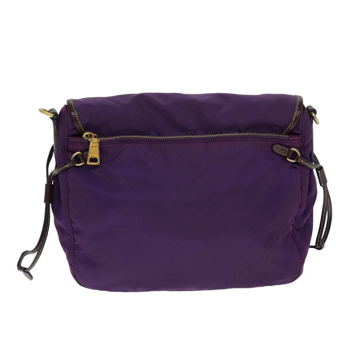 Prada Tessuto Purple Synthetic Shoulder Bag (Pre-Owned) Size ONE SIZE - 2 Thumbnail