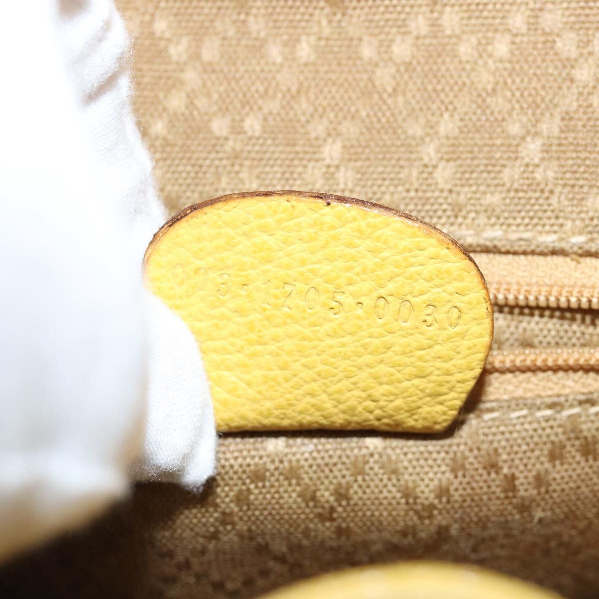 Gucci Bamboo Yellow Suede Backpack Bag (Pre-Owned) Size ONE SIZE - 6 Thumbnail