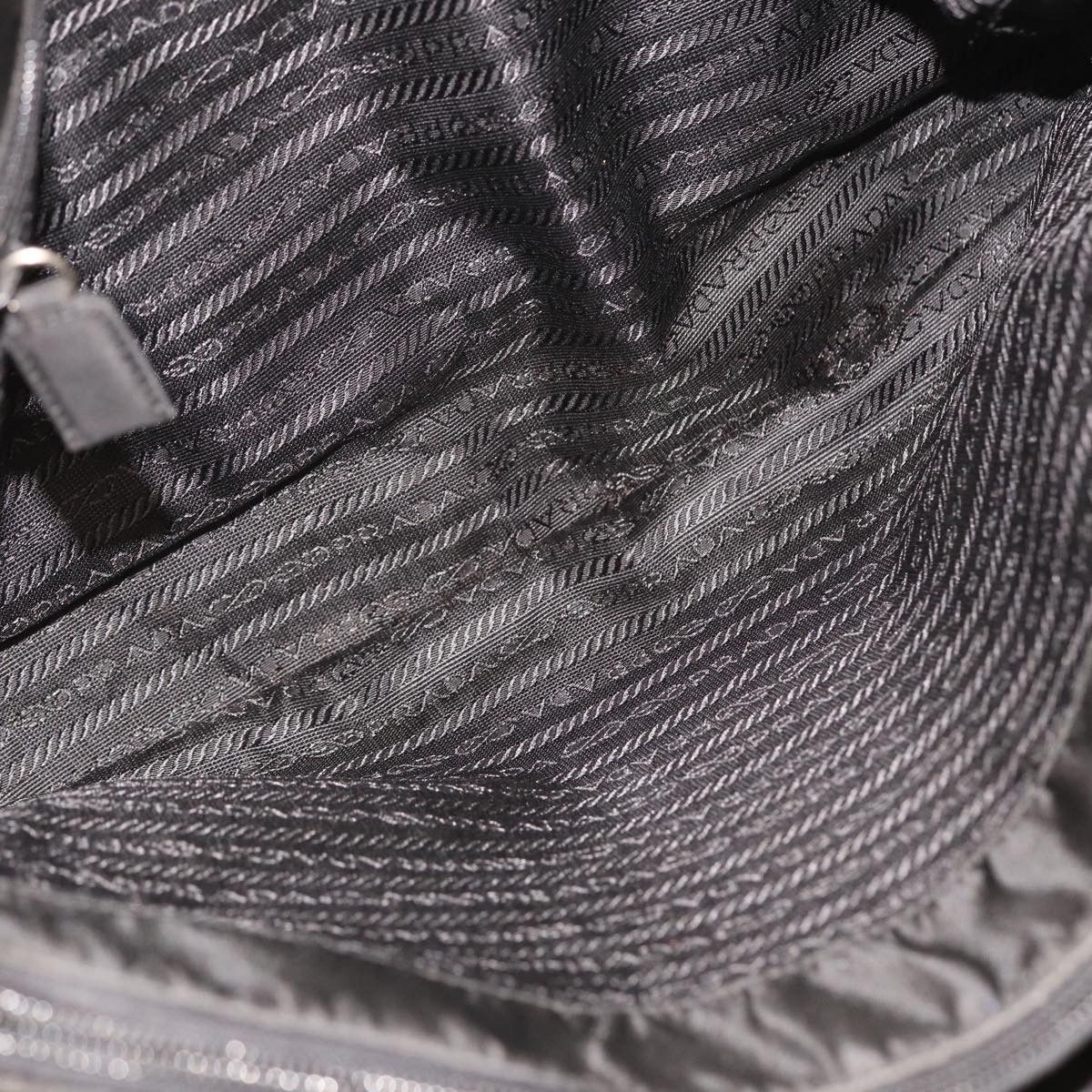 Prada Tessuto Black Synthetic Handbag (Pre-Owned) Size ONE SIZE - 5 Thumbnail