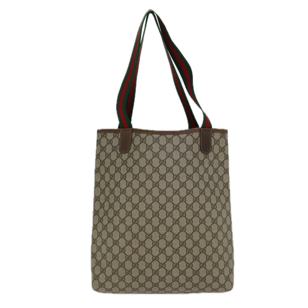 Gucci Gg Supreme Beige Canvas Tote Bag (Pre-Owned) Size ONE SIZE - 2 Thumbnail