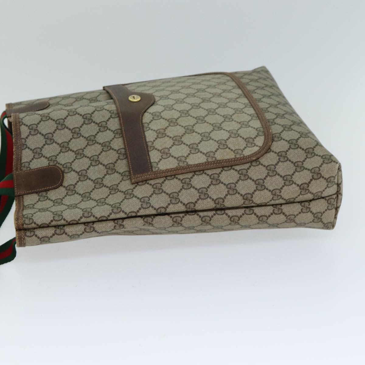 Gucci Gg Supreme Beige Canvas Tote Bag (Pre-Owned) Size ONE SIZE - 4 Thumbnail