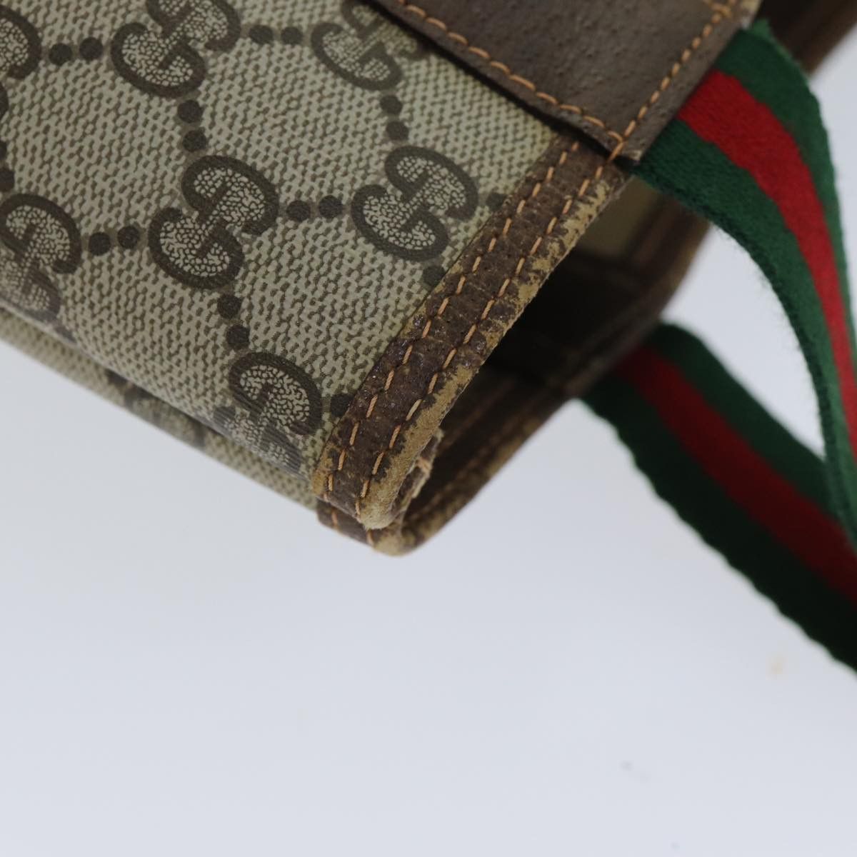 Gucci Gg Supreme Beige Canvas Tote Bag (Pre-Owned) Size ONE SIZE - 12 Thumbnail