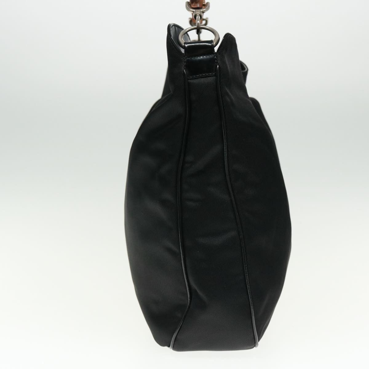 Gucci Bamboo Black Synthetic Shoulder Bag (Pre-Owned) Size ONE SIZE - 9 Thumbnail