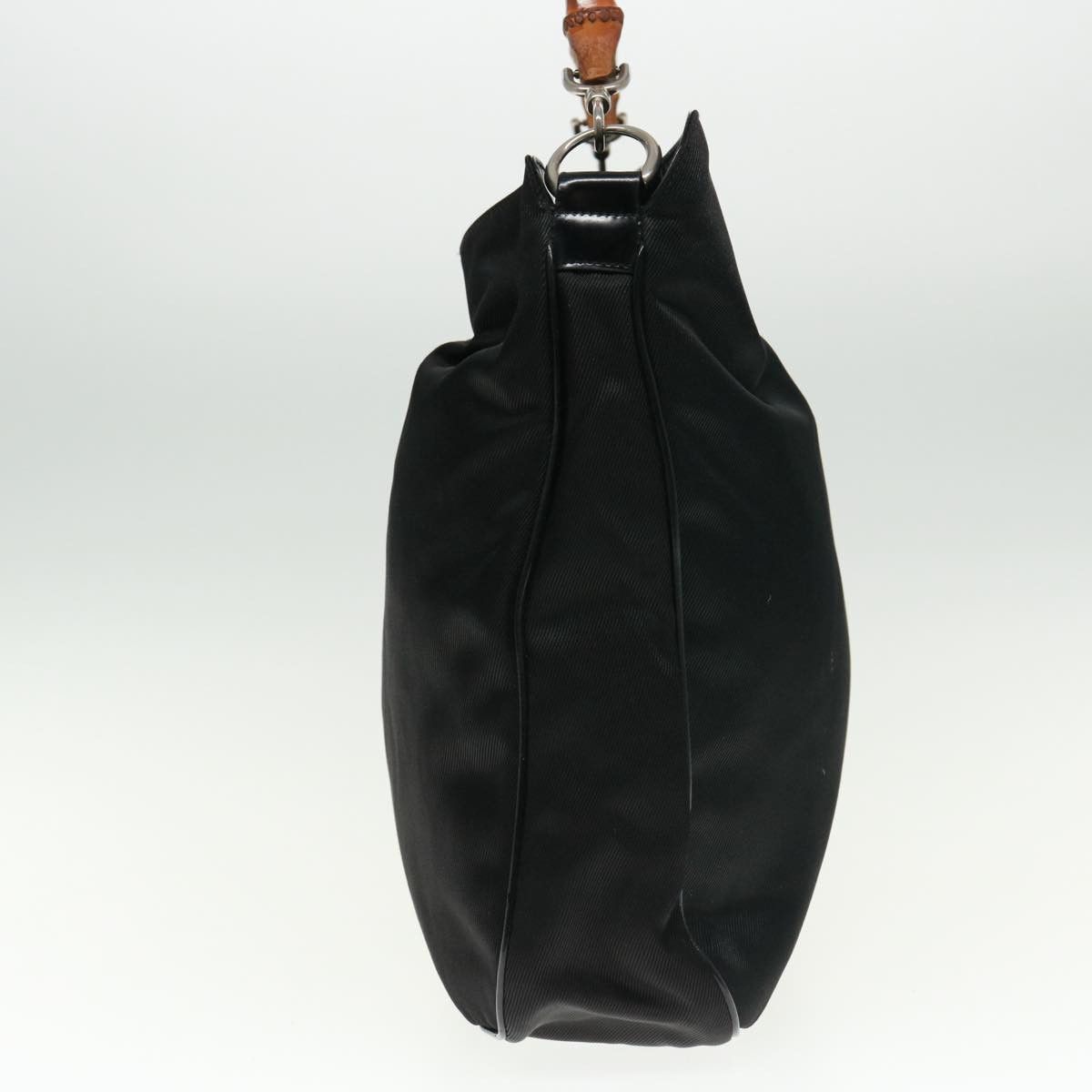 Gucci Bamboo Black Synthetic Shoulder Bag (Pre-Owned) Size ONE SIZE - 4 Thumbnail