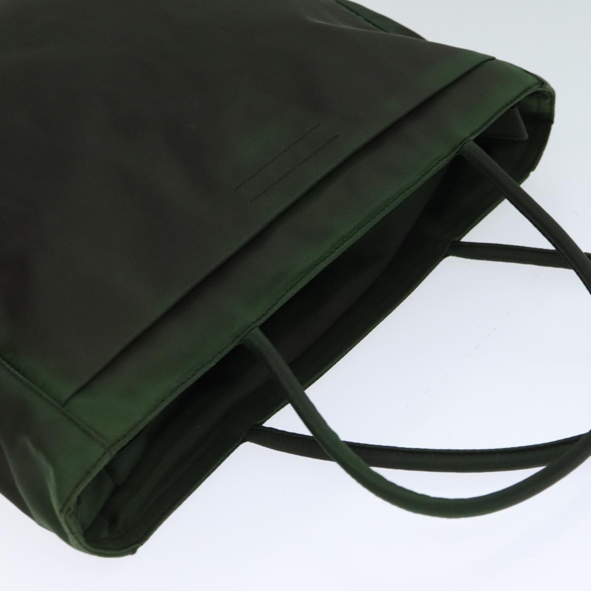 Prada Tessuto Khaki Canvas Tote Bag (Pre-Owned) Size ONE SIZE - 12 Thumbnail