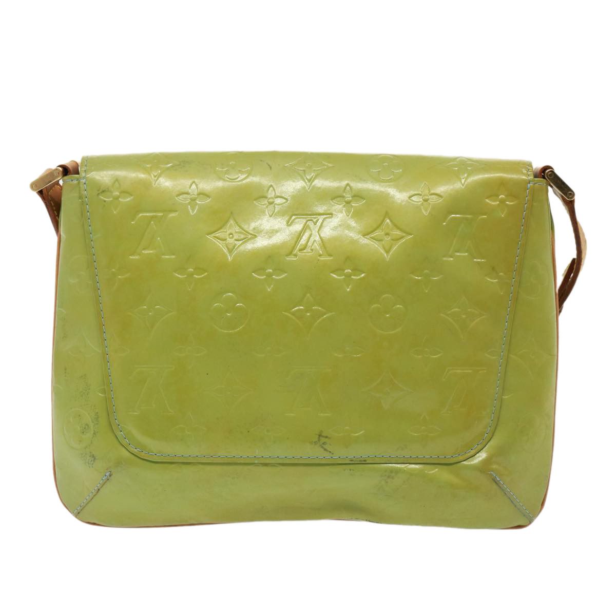 Louis Vuitton Thompson Street Green Patent Leather Shoulder Bag Size ONE SIZE - 2 Thumbnail