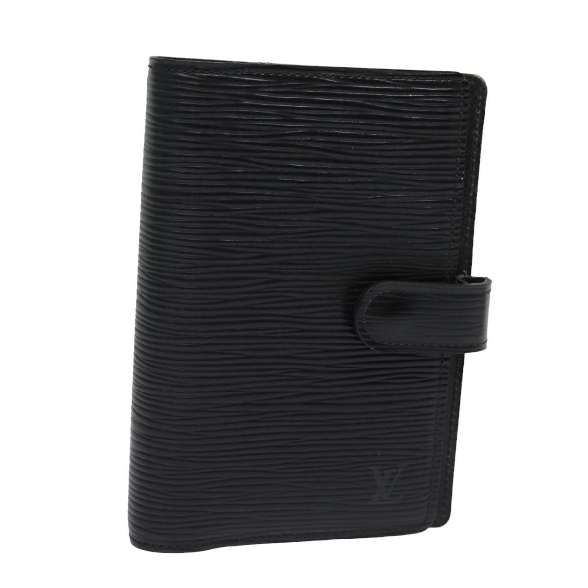 Louis Vuitton Couverture Agenda De Bureau Black Leather Wallet Size ONE SIZE - 8 Thumbnail