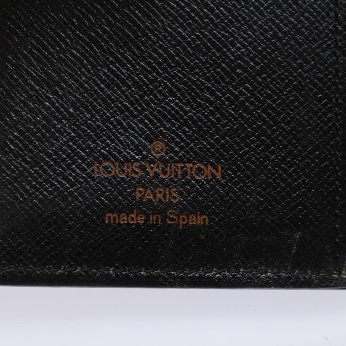 Louis Vuitton Couverture Agenda De Bureau Black Leather Wallet Size ONE SIZE - 7 Thumbnail