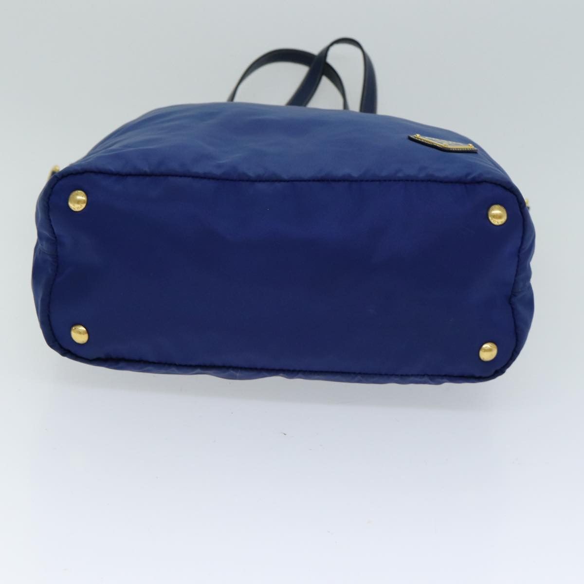 Prada Tessuto Blue Synthetic Tote Bag (Pre-Owned) Size ONE SIZE - 3 Thumbnail
