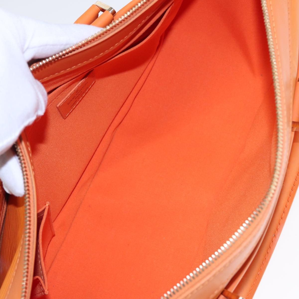Louis Vuitton Danura Orange Leather Handbag (Pre-Owned) Size ONE SIZE - 5 Thumbnail