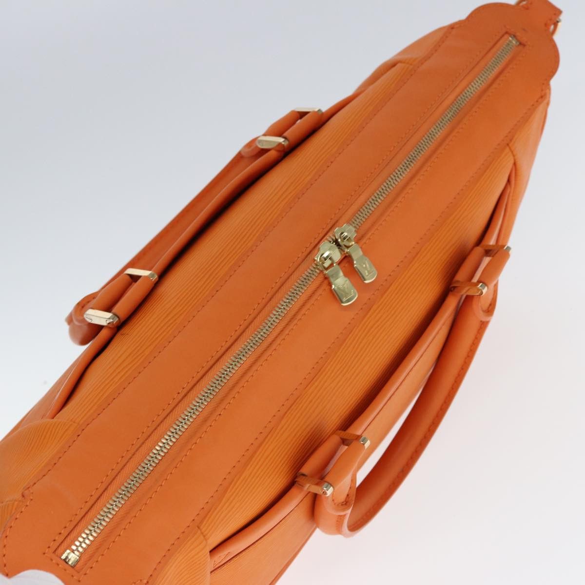 Louis Vuitton Danura Orange Leather Handbag (Pre-Owned) Size ONE SIZE - 4 Thumbnail